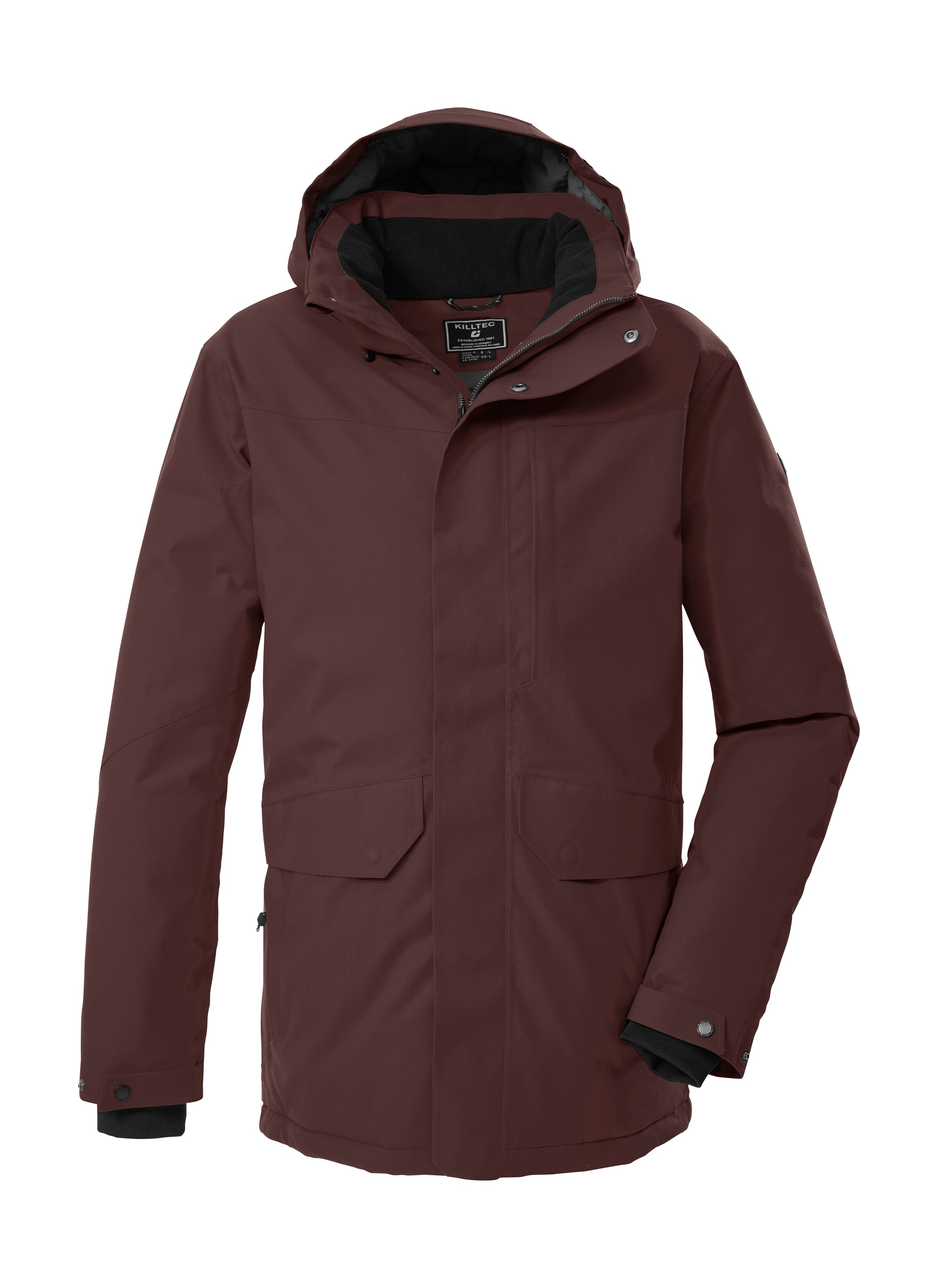 Killtec Parka "KOW 85 MN PRK" Wasserdicht, atmungsaktiv, abnehmbare Kapuze