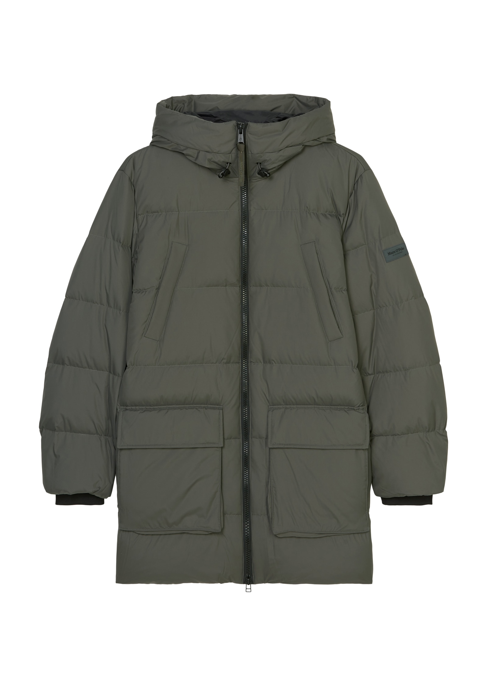 Marc O'Polo Winterjacke, mit Kapuze, mit Kapuze und vielen Details