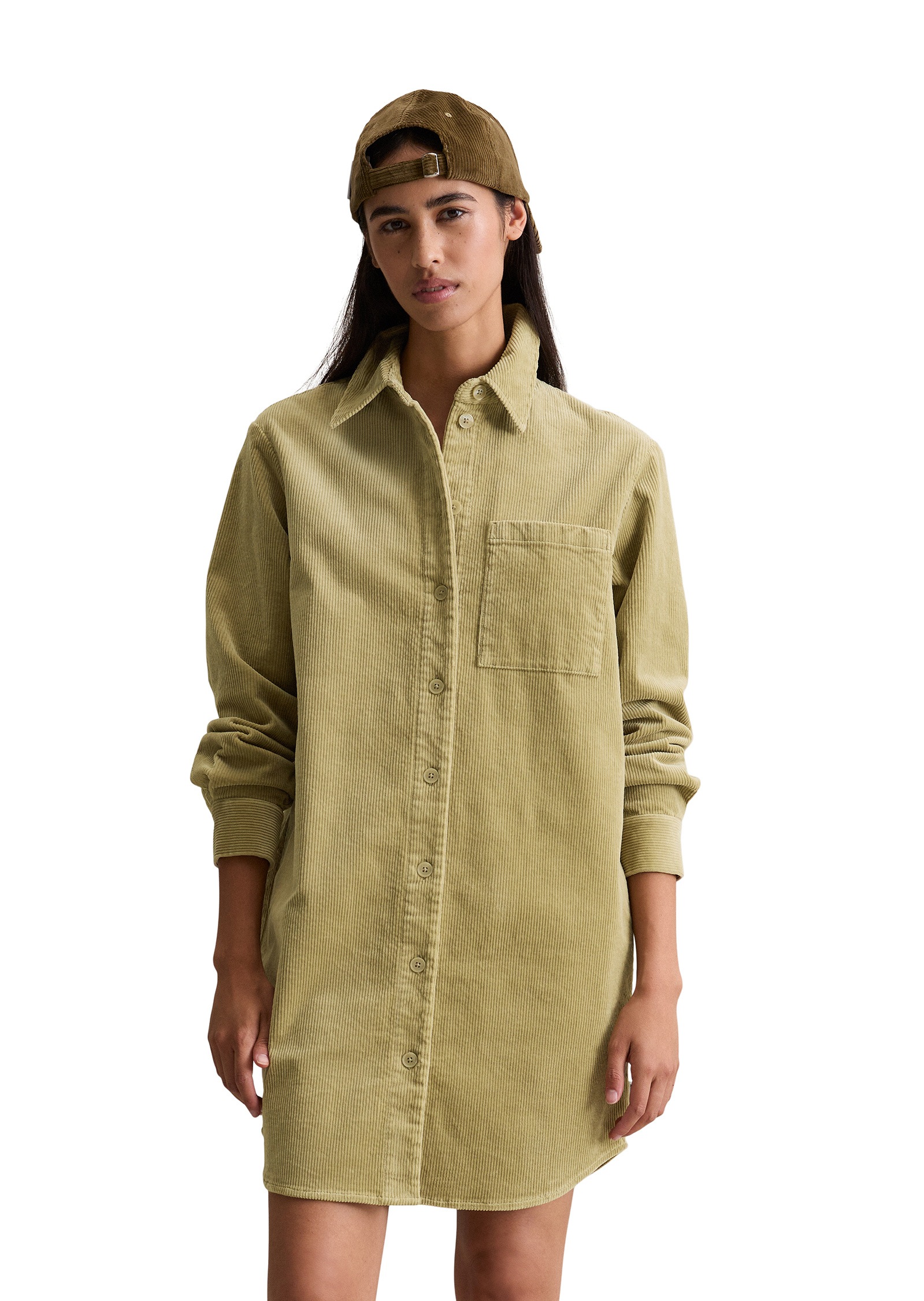 Marc OPolo DENIM Hemdblusenkleid "aus Organic Cotton Stretch" günstig online kaufen