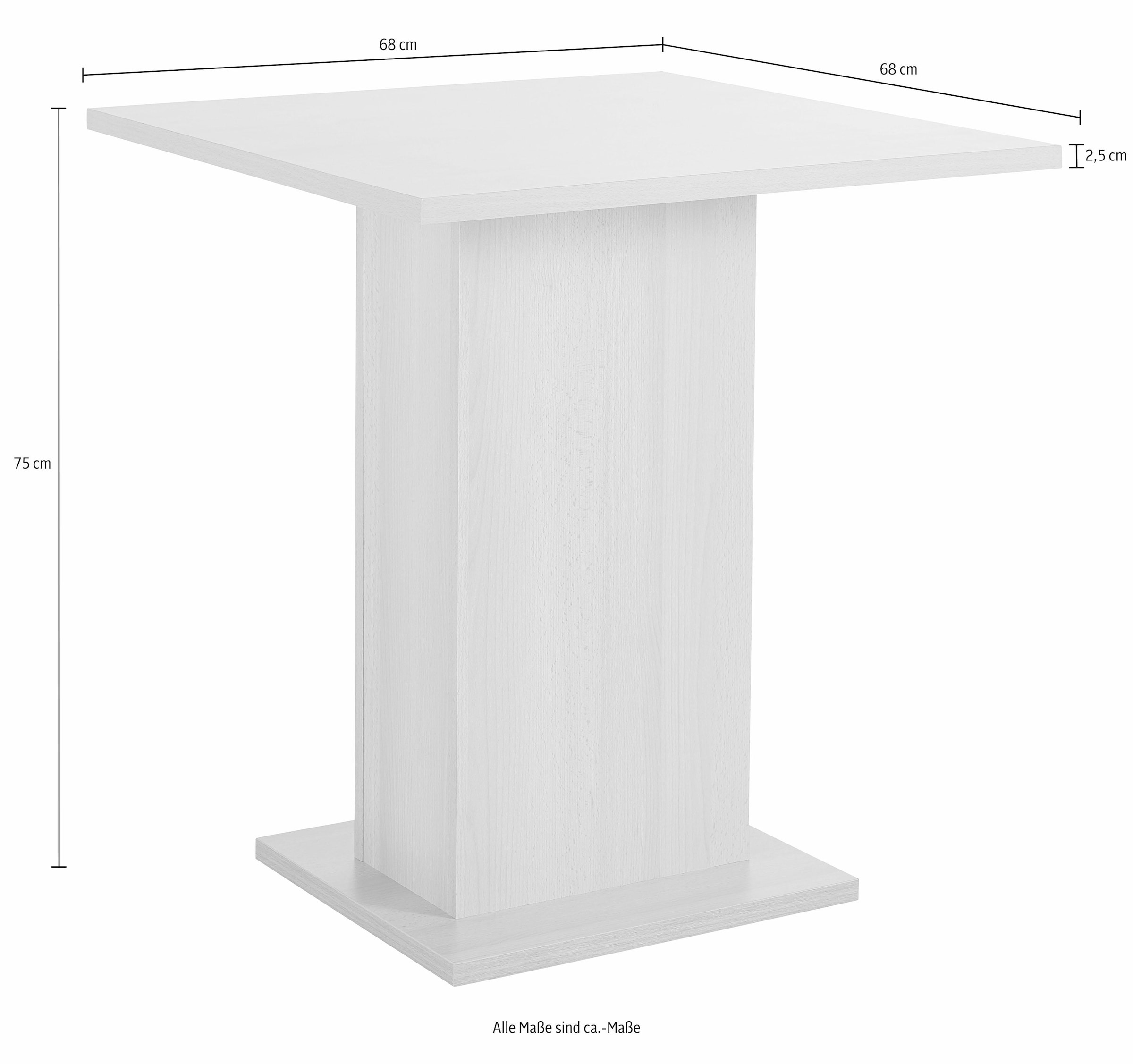 SCHÖSSWENDER Säulen-Esstisch »Anna 2«, zeitloses Design