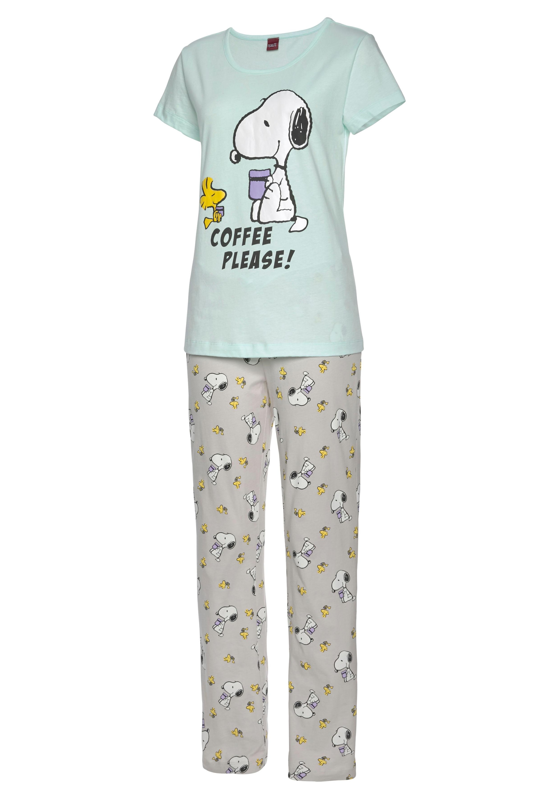 kaufen Pyjama online Peanuts BAUR Print mit |