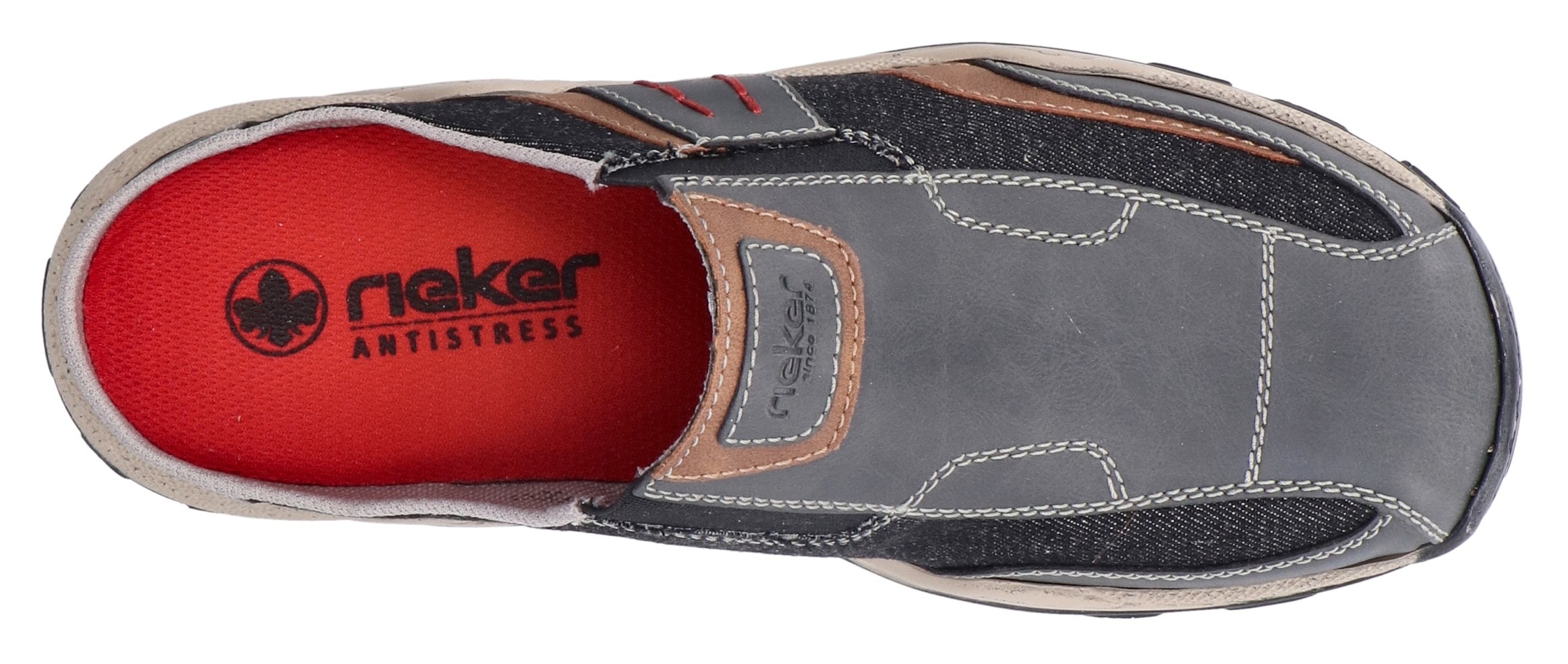 Rieker Clog, Sommerschuh, Hausschuh, zum Schlupfen