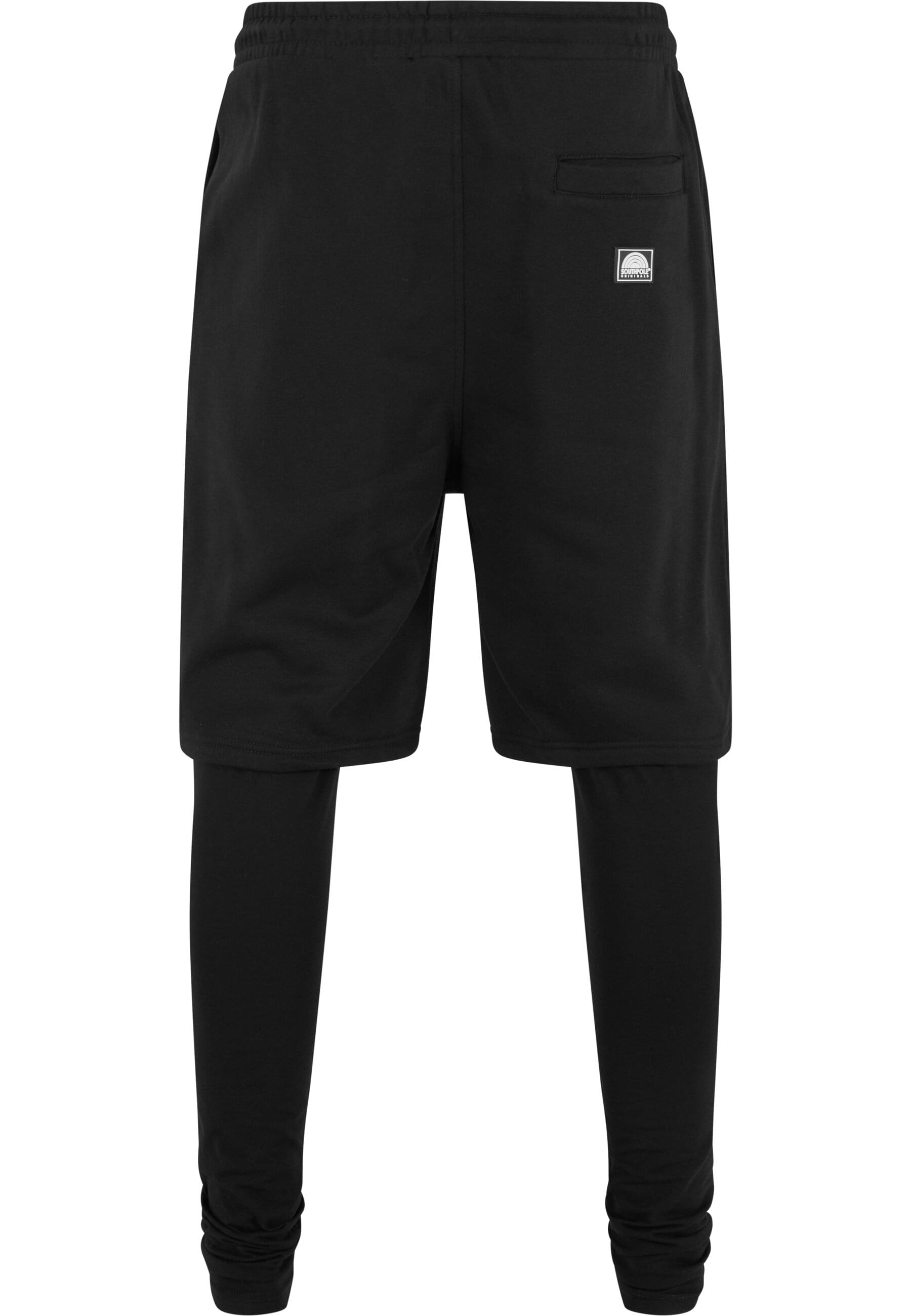 Southpole Stoffhose »Southpole Herren Southpole Fleece Shorts with Leggings«, (1 tlg.)