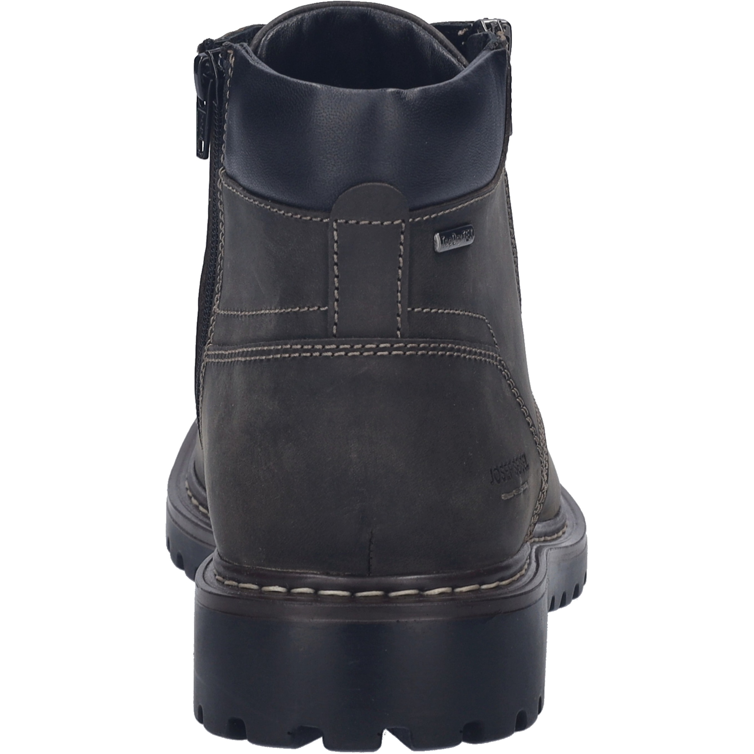 Stiefelette JOSEF SEIBEL "Chance 67, vulcano-kombi", Damen, Gr. 47, grau (vulcano, kombi), Obermaterial: 100% Rindsleder Leather cow., Schuhe Stiefelette 3