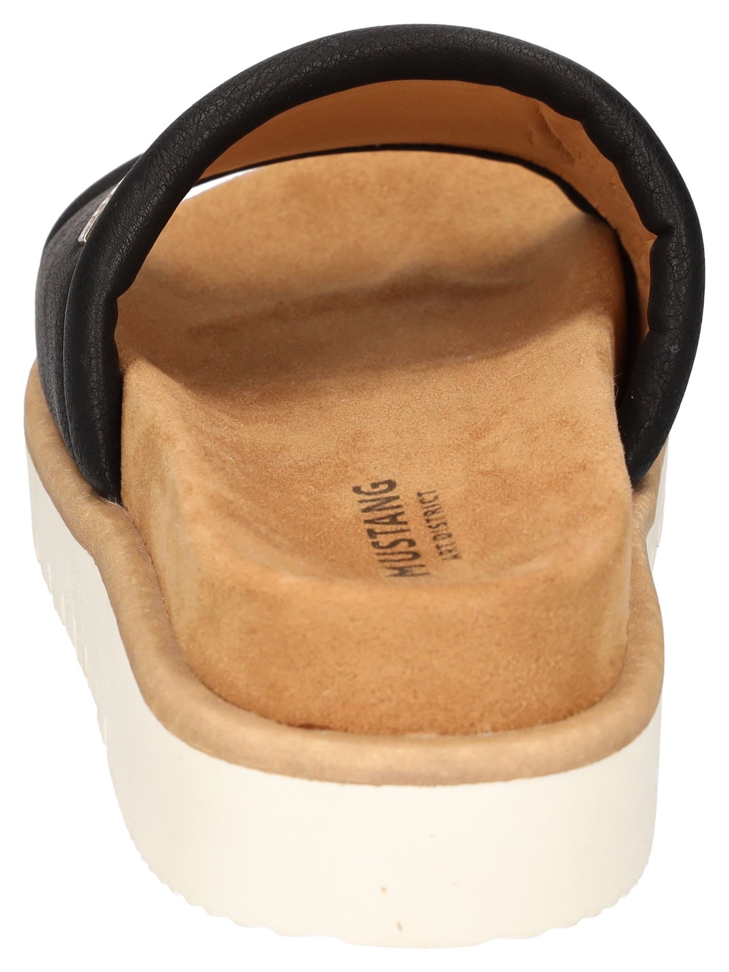 Mustang Shoes Pantolette, Plateausandale, Pool Slides, Sandale mit Softfußb günstig online kaufen