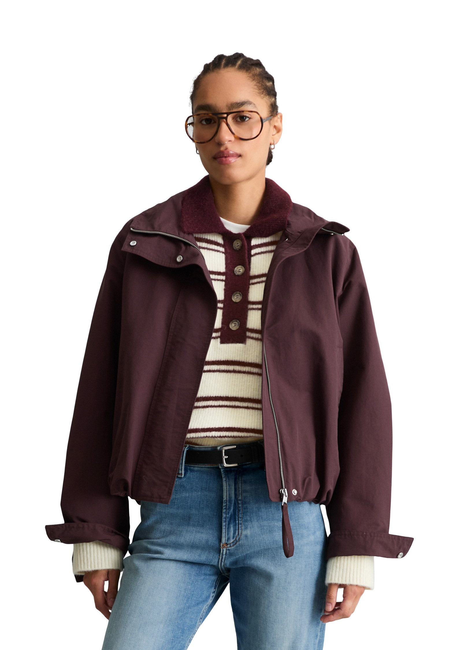 Marc O'Polo DENIM Outdoorjacke »aus Cotton-Nylon«