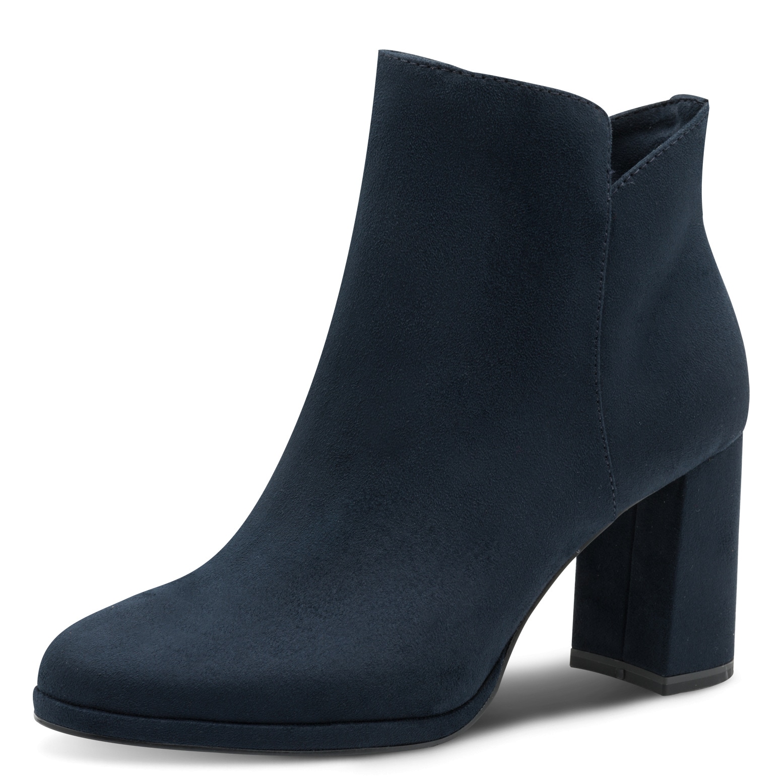 Tamaris Stiefelette, Blockabsatz, Abendschuh, Festtagsschuh in veganer Vera günstig online kaufen