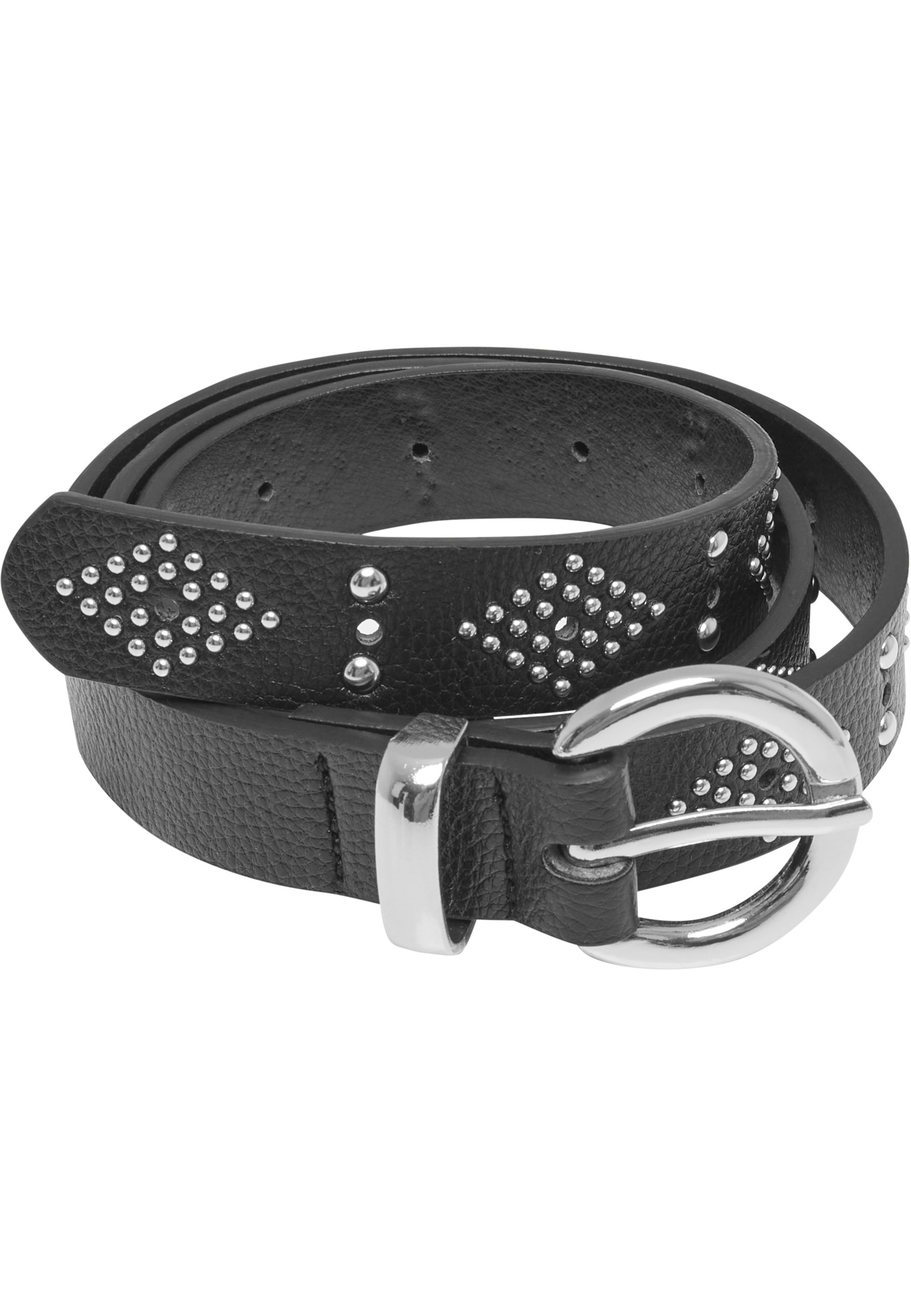 URBAN CLASSICS Synthetikgürtel "Urban Classics Ladies Rivet Belt" günstig online kaufen