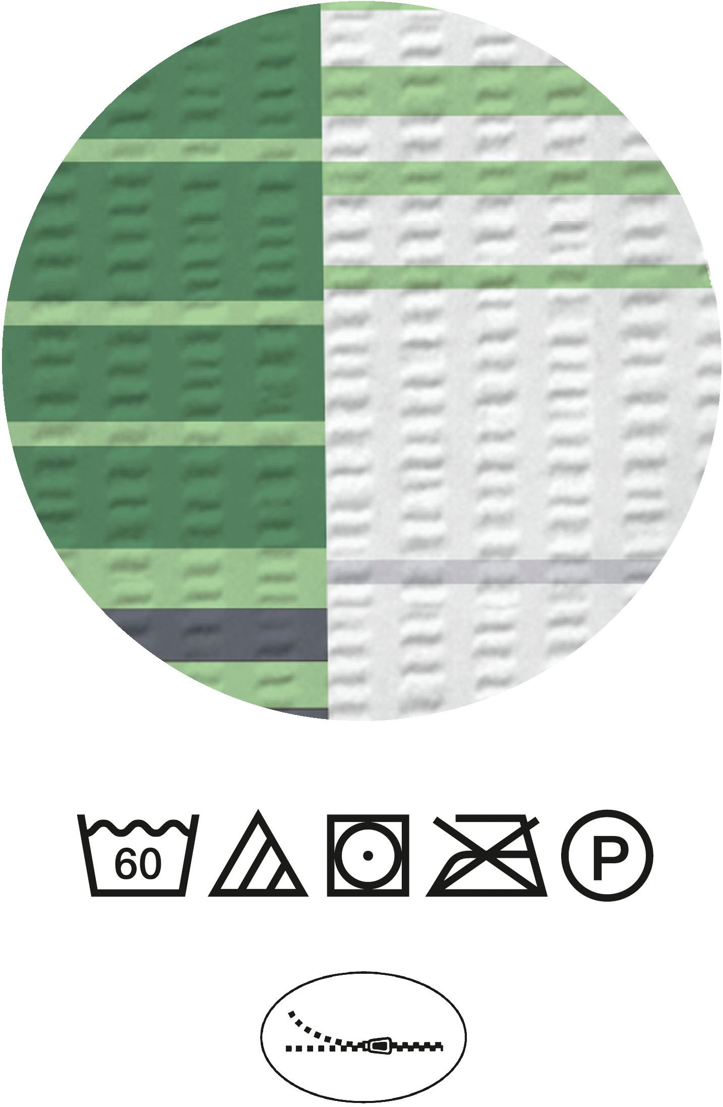 Castell - Markenbettwäsche Bettwäsche »260994« 2 Seersucker, bügelfrei, pflegeleicht, Reißverschluss, ganzjährig
