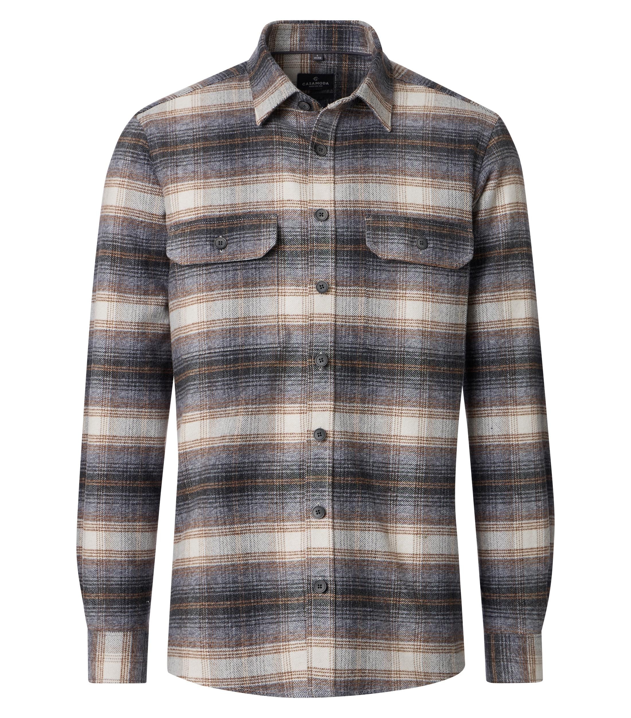 CASAMODA Hemdjacke »CASAMODA Hemdjacke kariert«