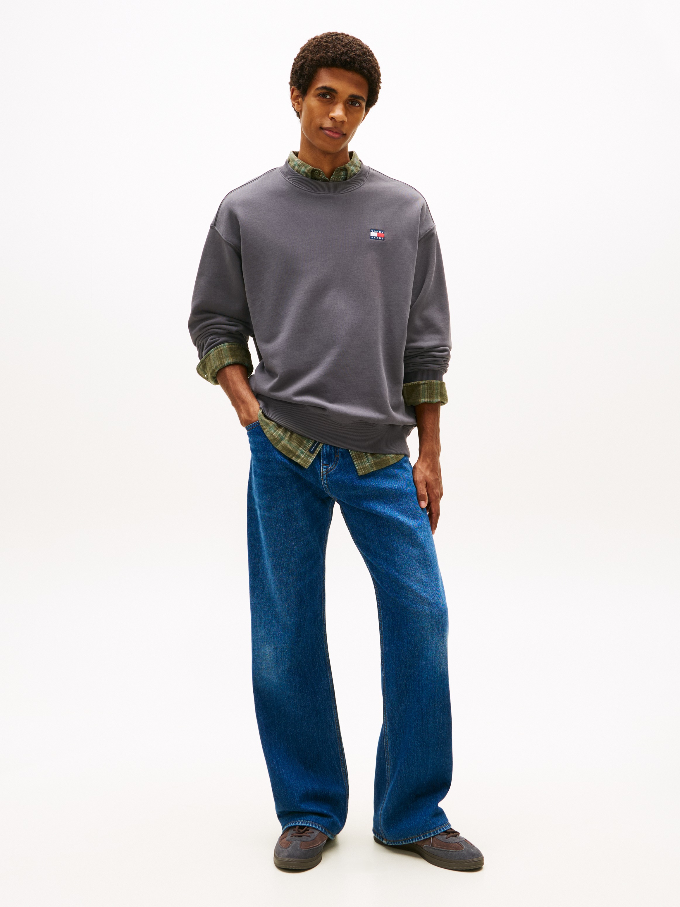 Tommy Jeans Sweatshirt »TJ  BADGE CREW«, unisex, relaxed fit
