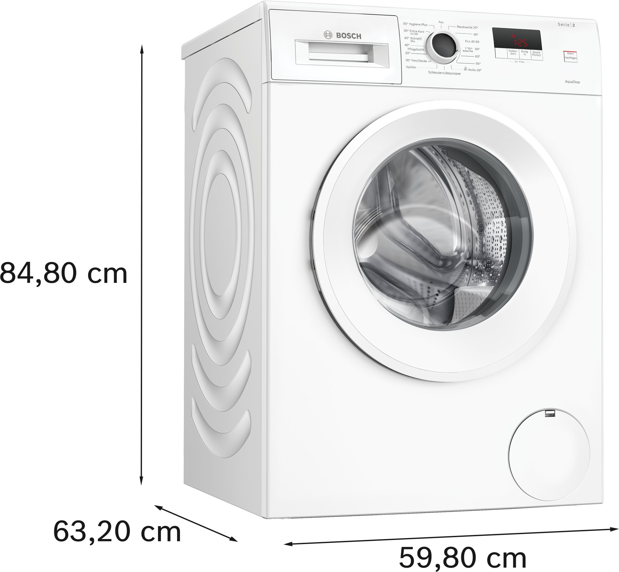 BOSCH Waschmaschine Serie 2 »WGE02471« 7 kg 1400 U/min