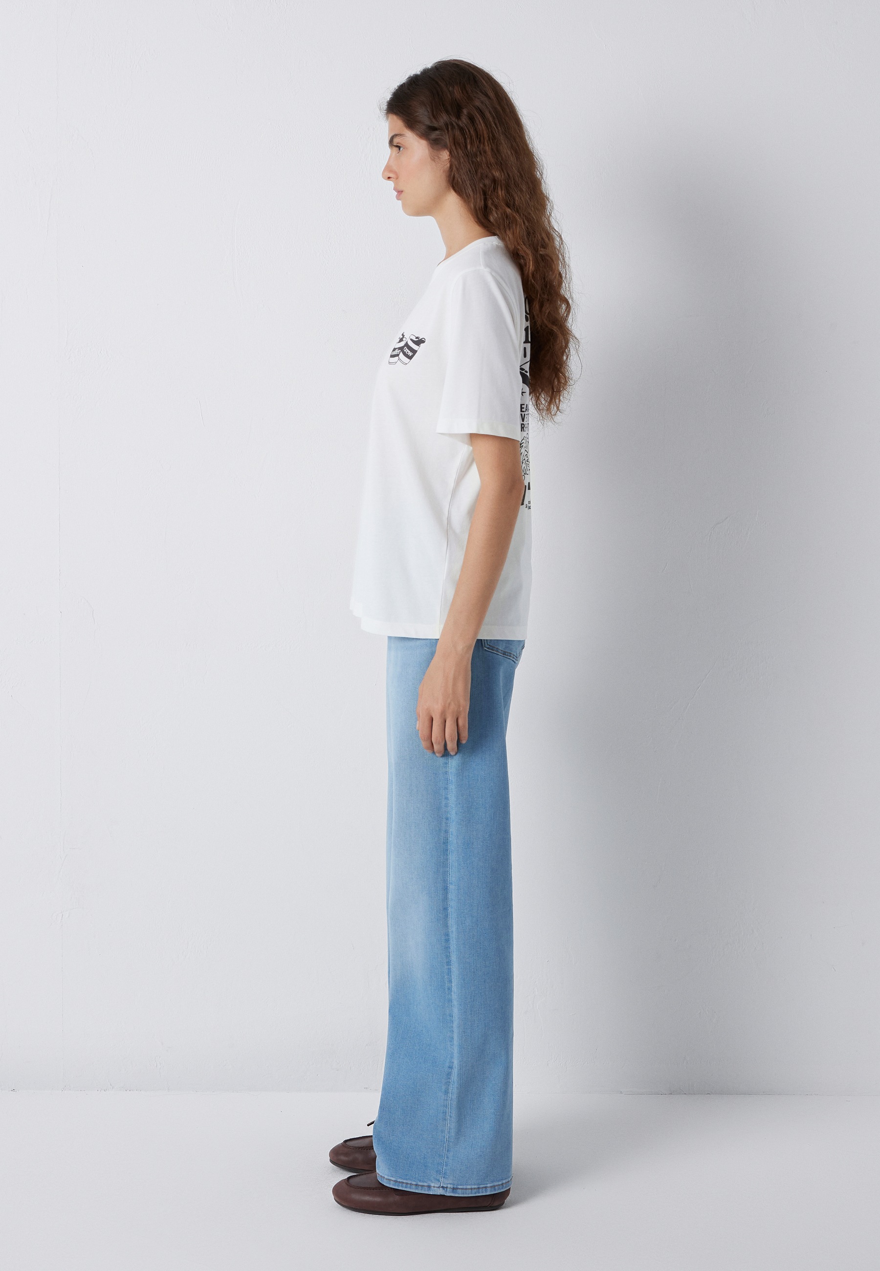 Mavi T-Shirt »SLOGAN PRINTED TSHIRT« T-Shirt mit Backprint