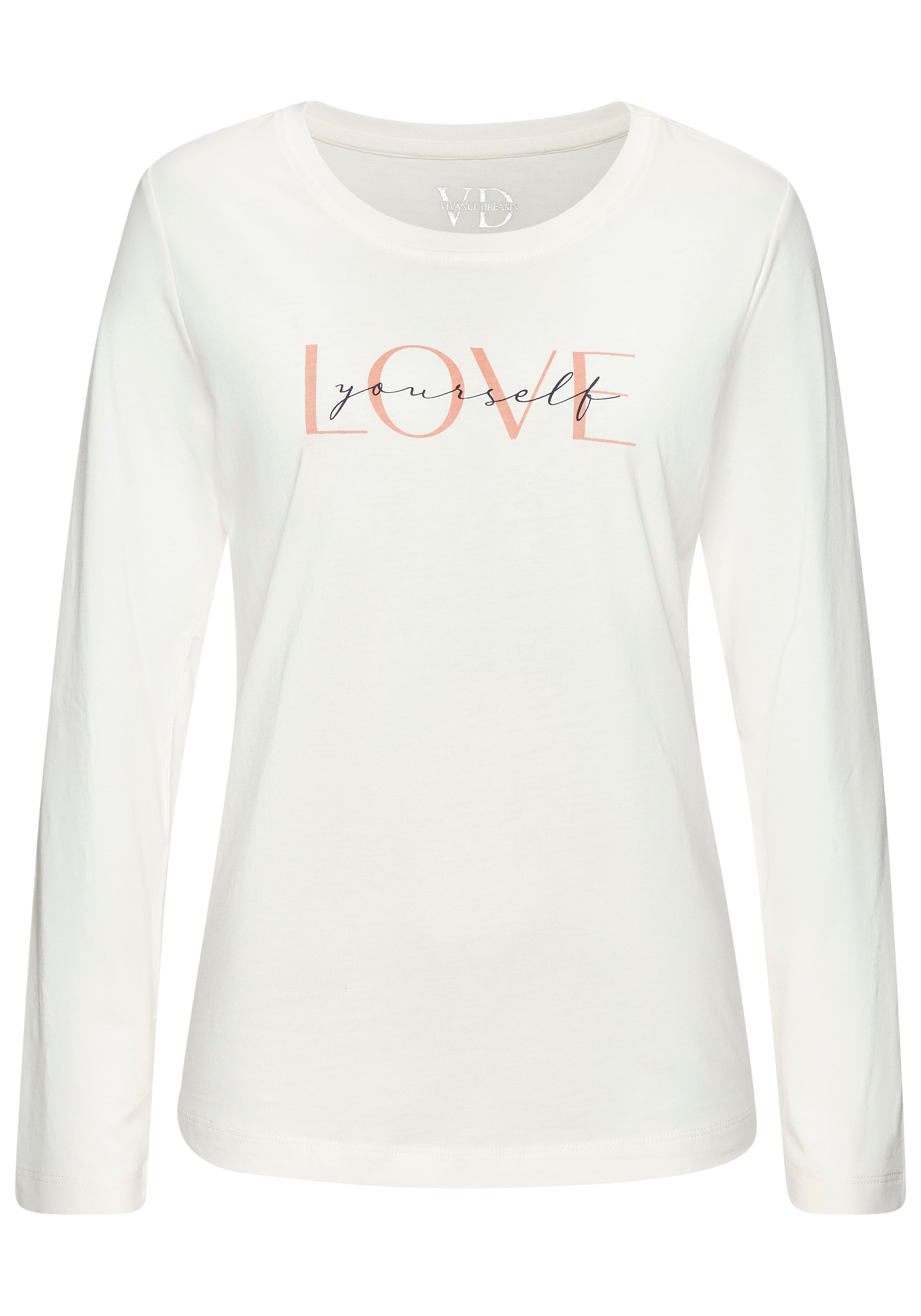 Vivance Dreams by Lascana Pyjama 2 mit schönem Frontprint