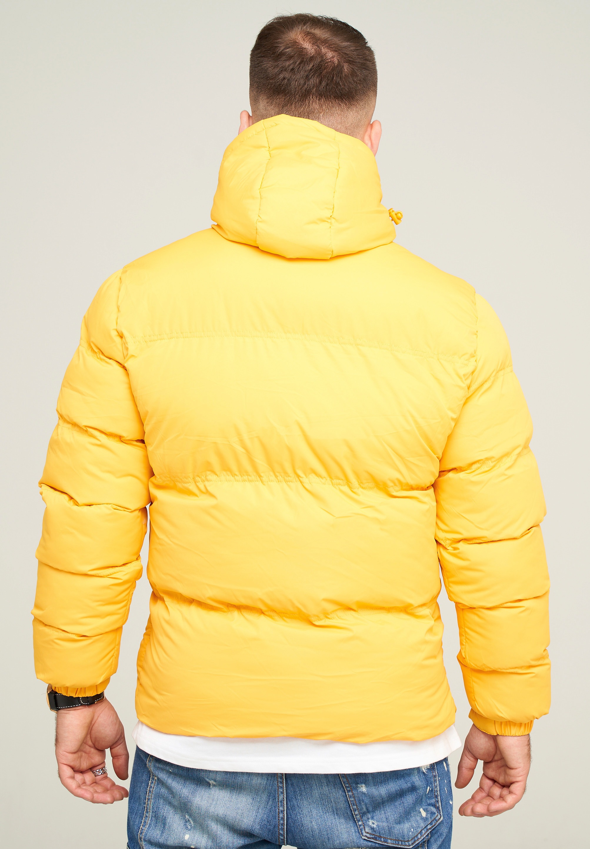 behype Steppjacke »BHROLLIN-PANEL«, mit Kapuze