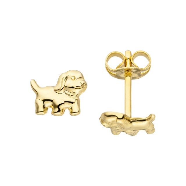 JOBO Paar Ohrstecker »Hund«, 333 Gold online bestellen | BAUR