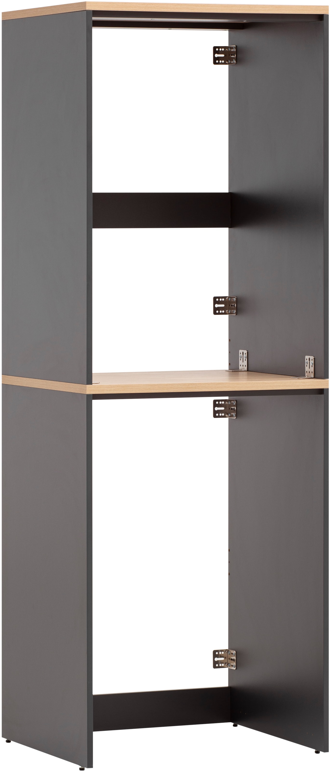 Schildmeyer Mehrzweckschrank-Set »Solea«, Breite 134 cm, Stapelbare Schränke, Variabel anbringbare Traverse