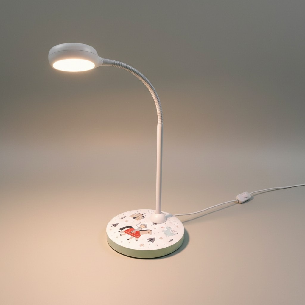 niermann Schreibtischlampe »Kinderlampe mit Motiv "Ritter Theo", Kinderzimmer« GX53 1 Stk. flexibel verstellbarer Leuchtenarm, Made in Germany