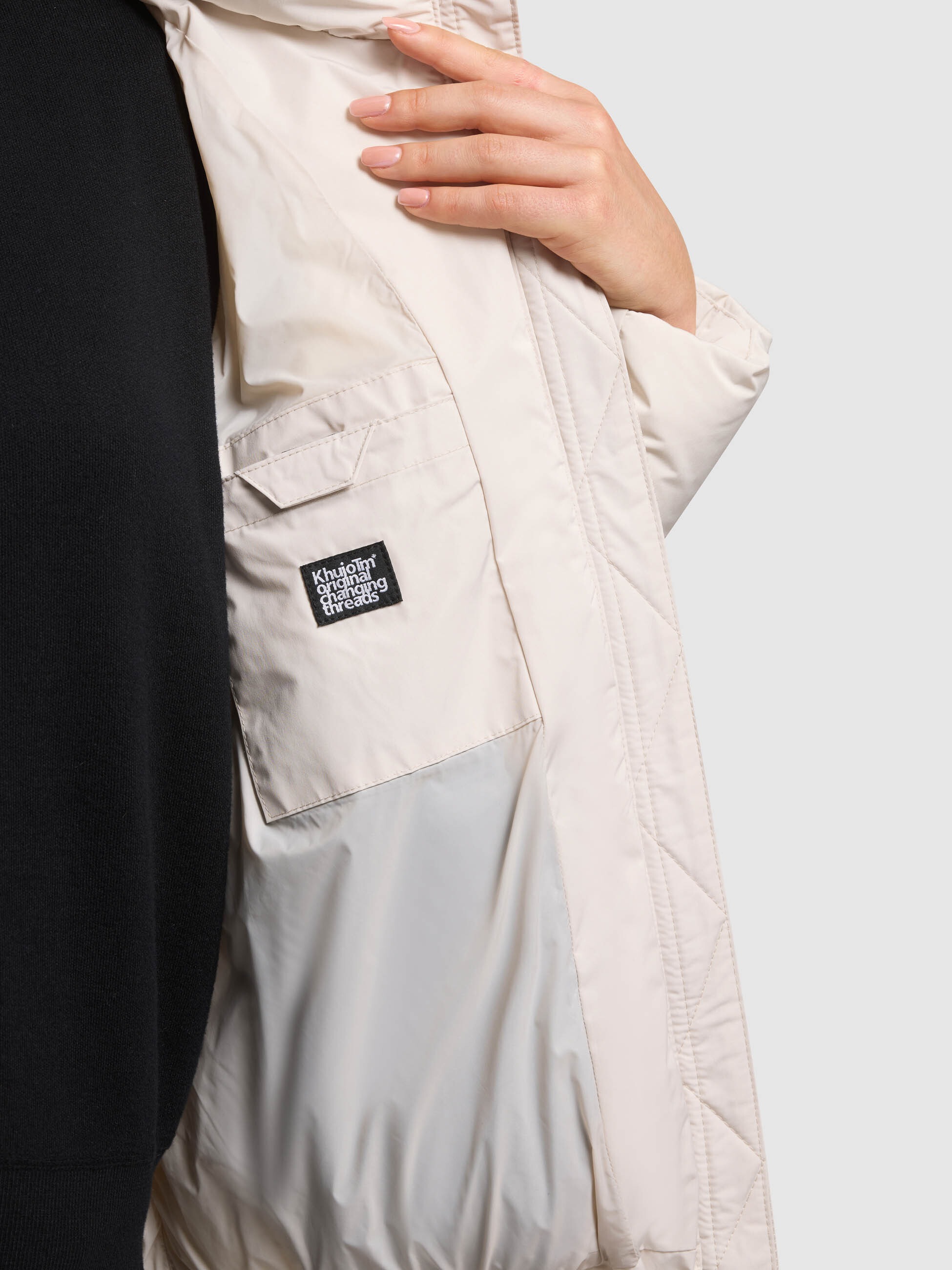 khujo Steppjacke »ONO2« mit Kapuze
