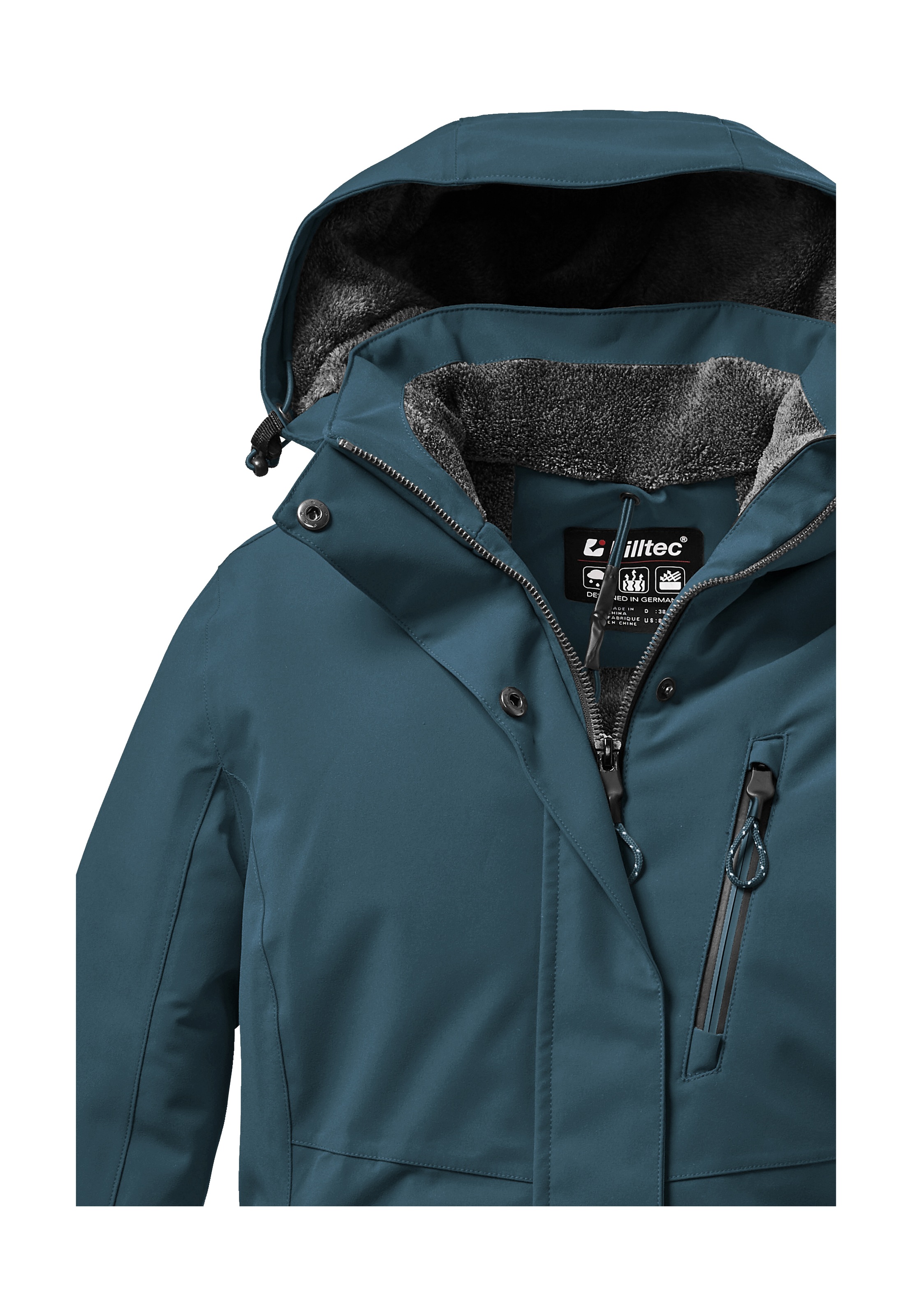 Thumbnail - Killtec Outdoorjacke "KOW 140 WMN JCKT", Wasserdichte Damenjacke, atmungsaktiv, abnehmbare Kapuze