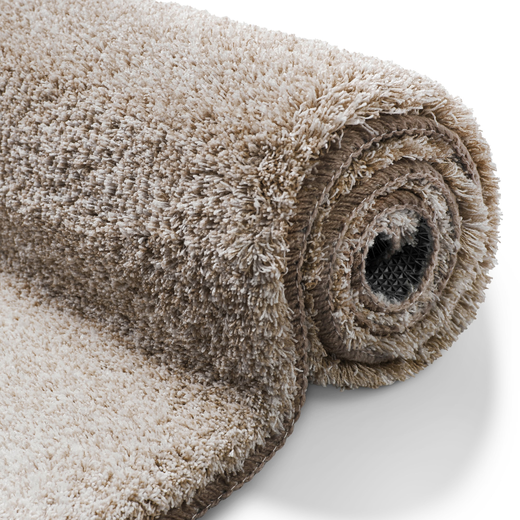 my home Badematte »Utta«, rutschhemmend beschichtet, schnell trocknend, Badteppich, getuftet, mit modernem Farbverlauf, flauschig, hochflor
