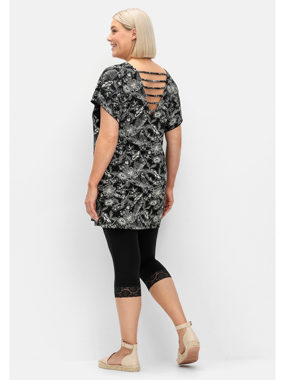 Sheego T-Shirt "Große Größen", im Set mit Capri-Leggings günstig online kaufen