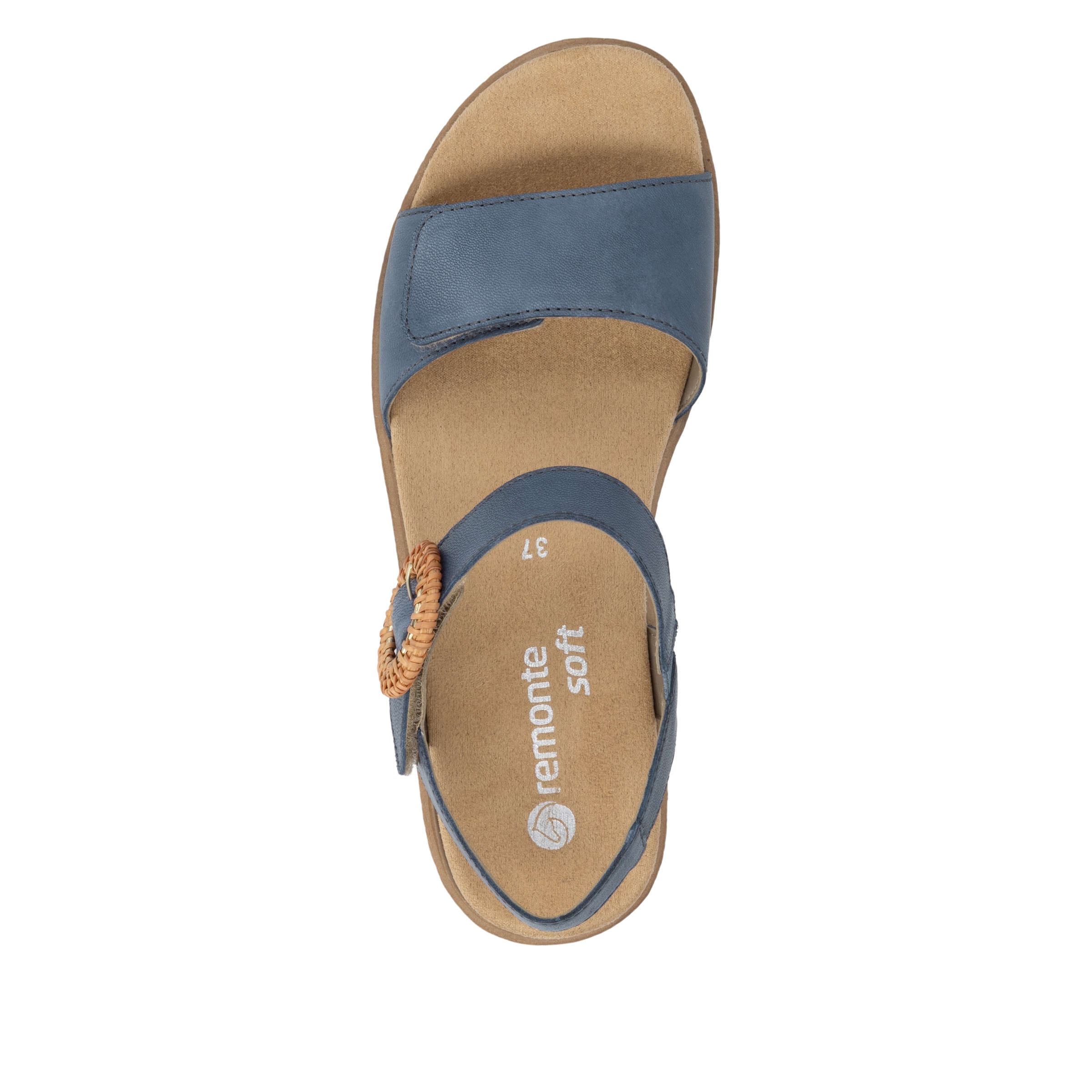 Remonte Keilsandalette  Sommerschuh, Riemchensandale mit praktischen Klettverschlüssen