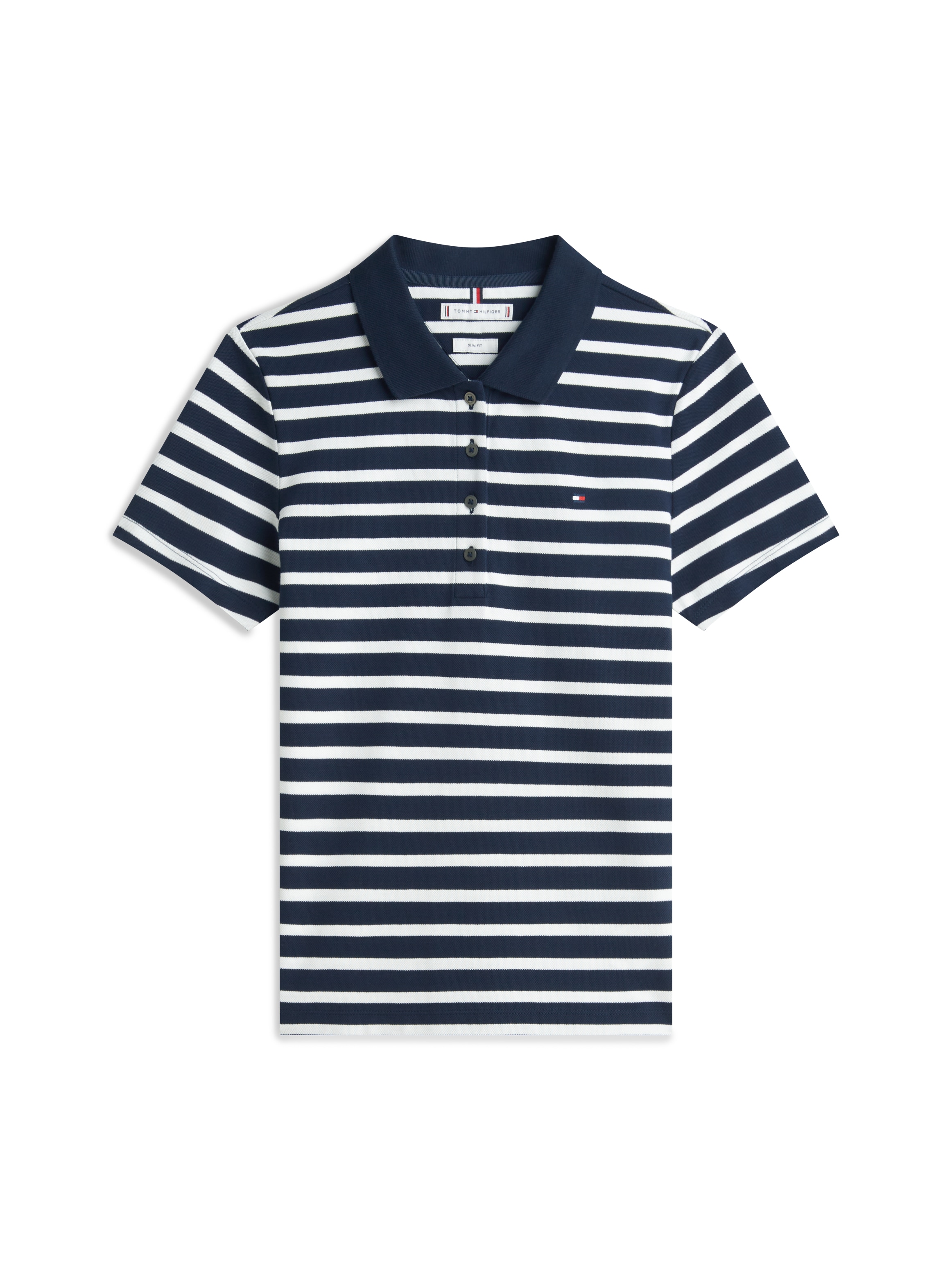 Tommy Hilfiger Poloshirt »1985 Slim Fit Pique Premium«, mit Logostickerei, mit Seitenschlitzen