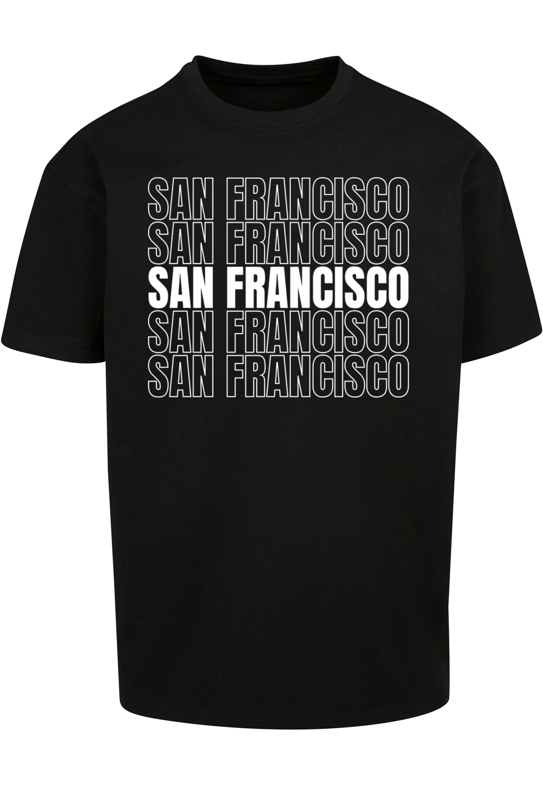 Merchcode T-Shirt "Merchcode Herren San Francisco X Heavy Oversize Tee-BY10 günstig online kaufen