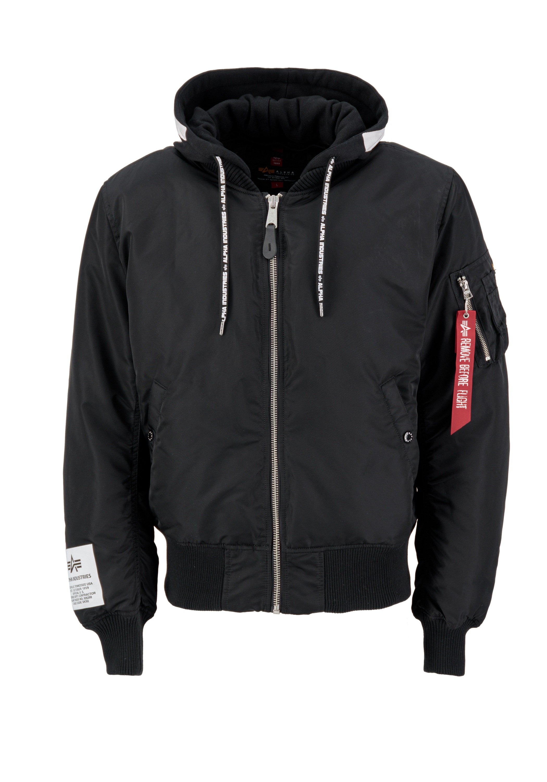 Alpha Industries Bomberjacke "MA-1 Zip Hood Print" günstig online kaufen