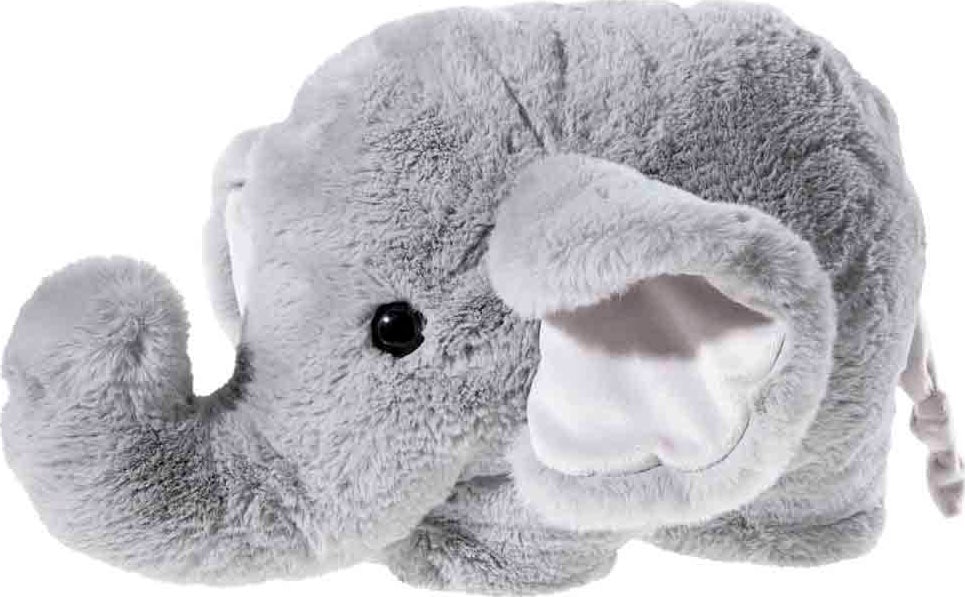 HEUNEC Kinder Kuscheltier "Kuma, Türstopper, Elefant", grau, H:30cm, Plüschfiguren, Made in Germany