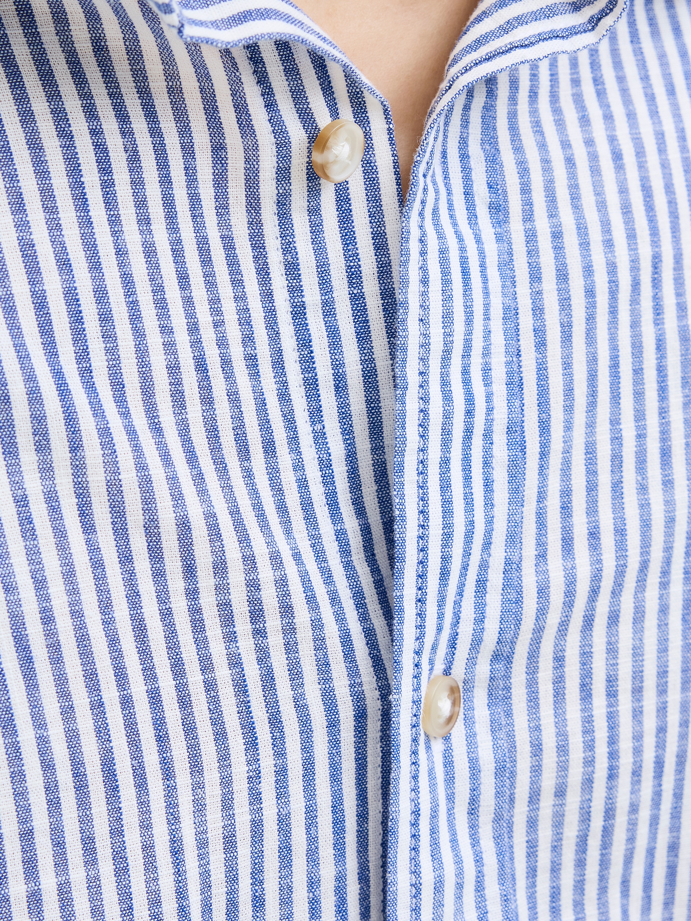 Jack & Jones Langarmhemd »JJESUMMER SHIRT LS SN«, mit Hemdkragen