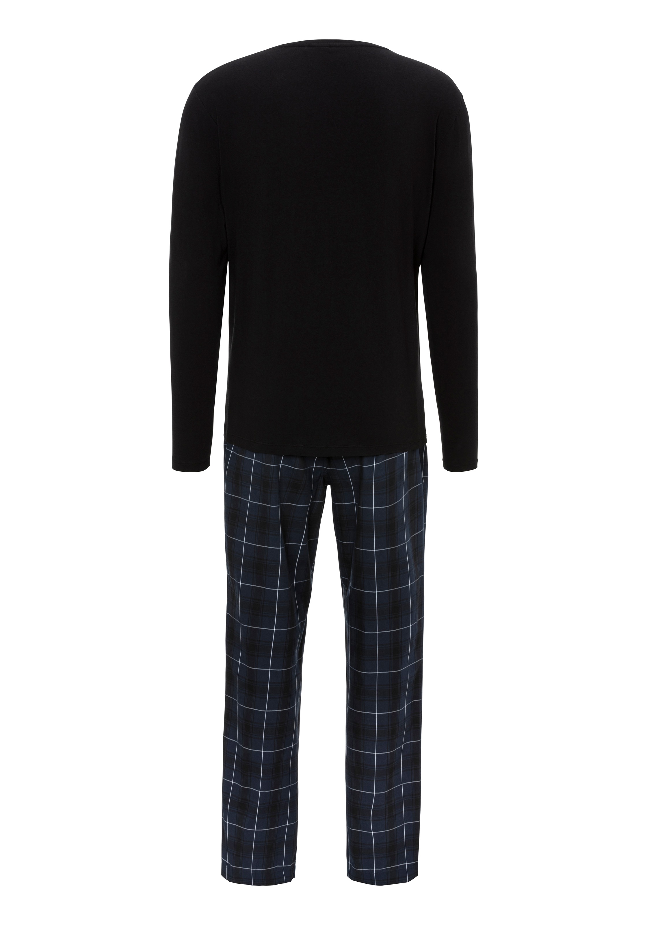 BOSS Pyjama "Urban Long Set 10", (Set, 2 tlg.), mit kontrastfarbenen Logo günstig online kaufen