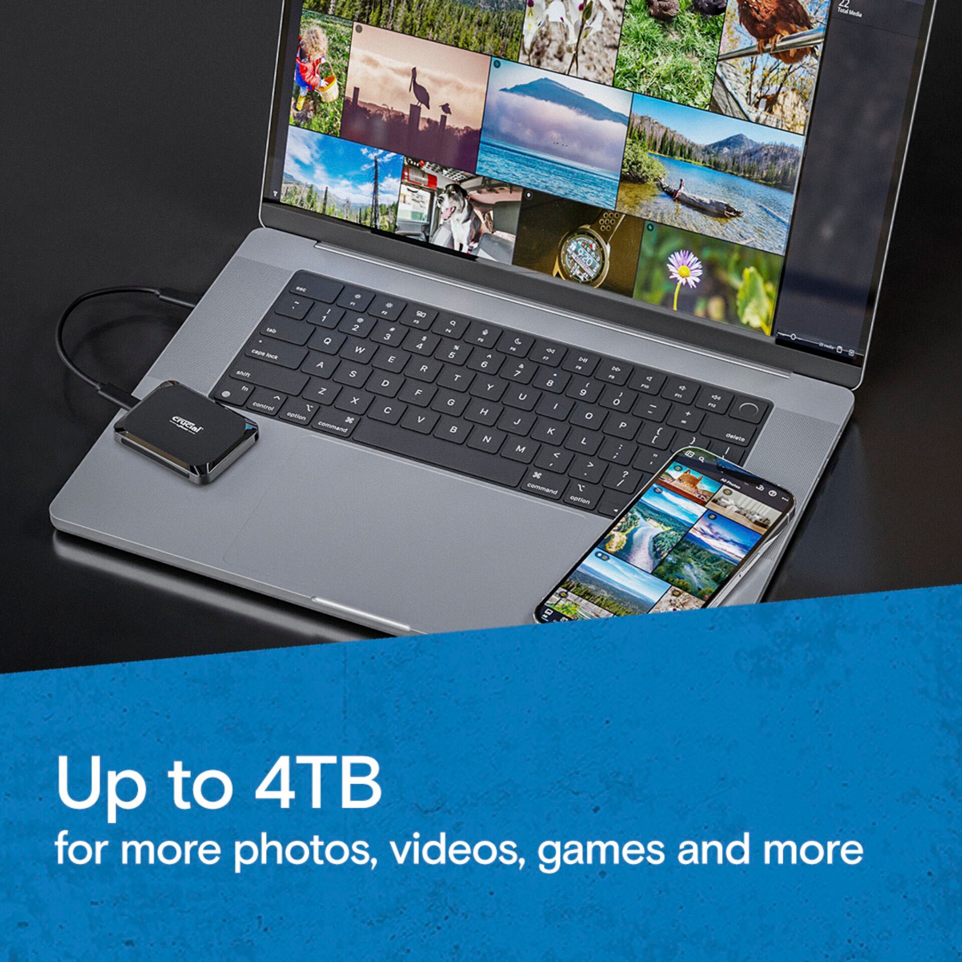 Crucial externe SSD »X9 1TB« 1 TB Anschluss USB-C