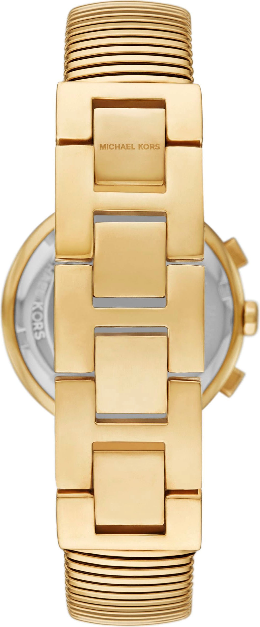 MICHAEL KORS Chronograph »GRAMERCY«, Quarzuhr, Armbanduhr, Damenuhr, Edelstahlarmband, analog, Tag