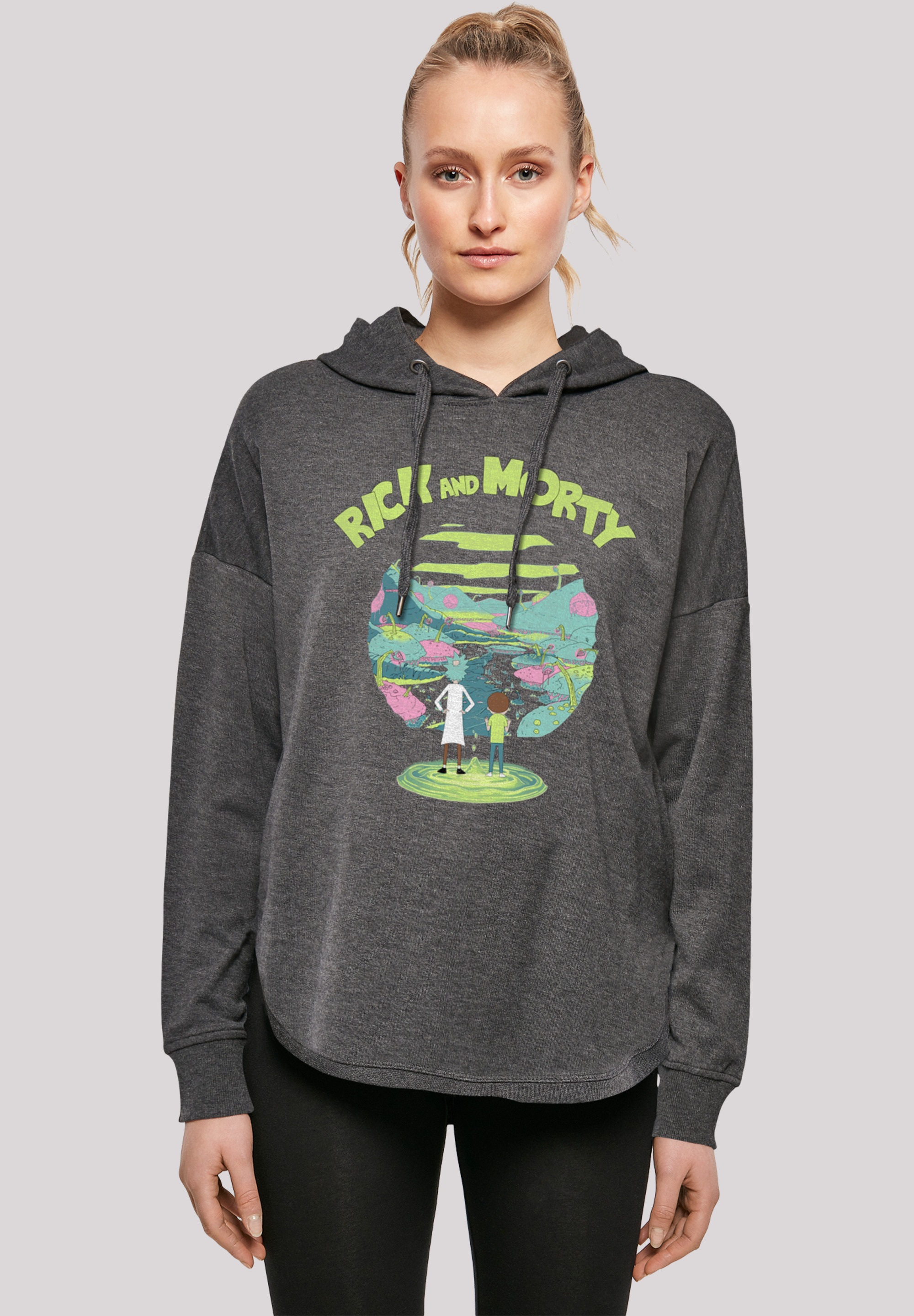 F4NT4STIC Kapuzenpullover "Rick und Morty", Print