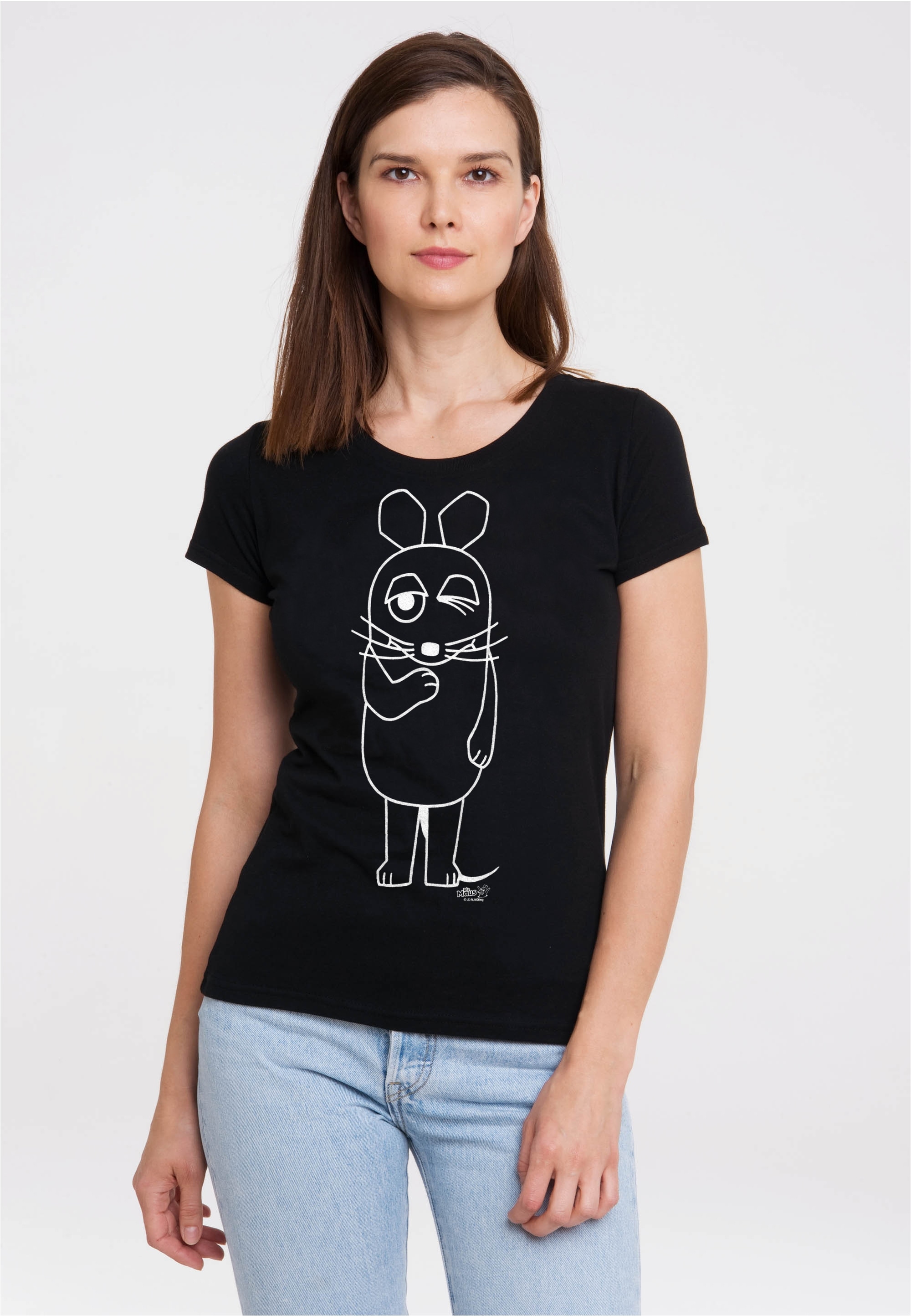 LOGOSHIRT T-Shirt "Maus", mit coolem Print günstig online kaufen