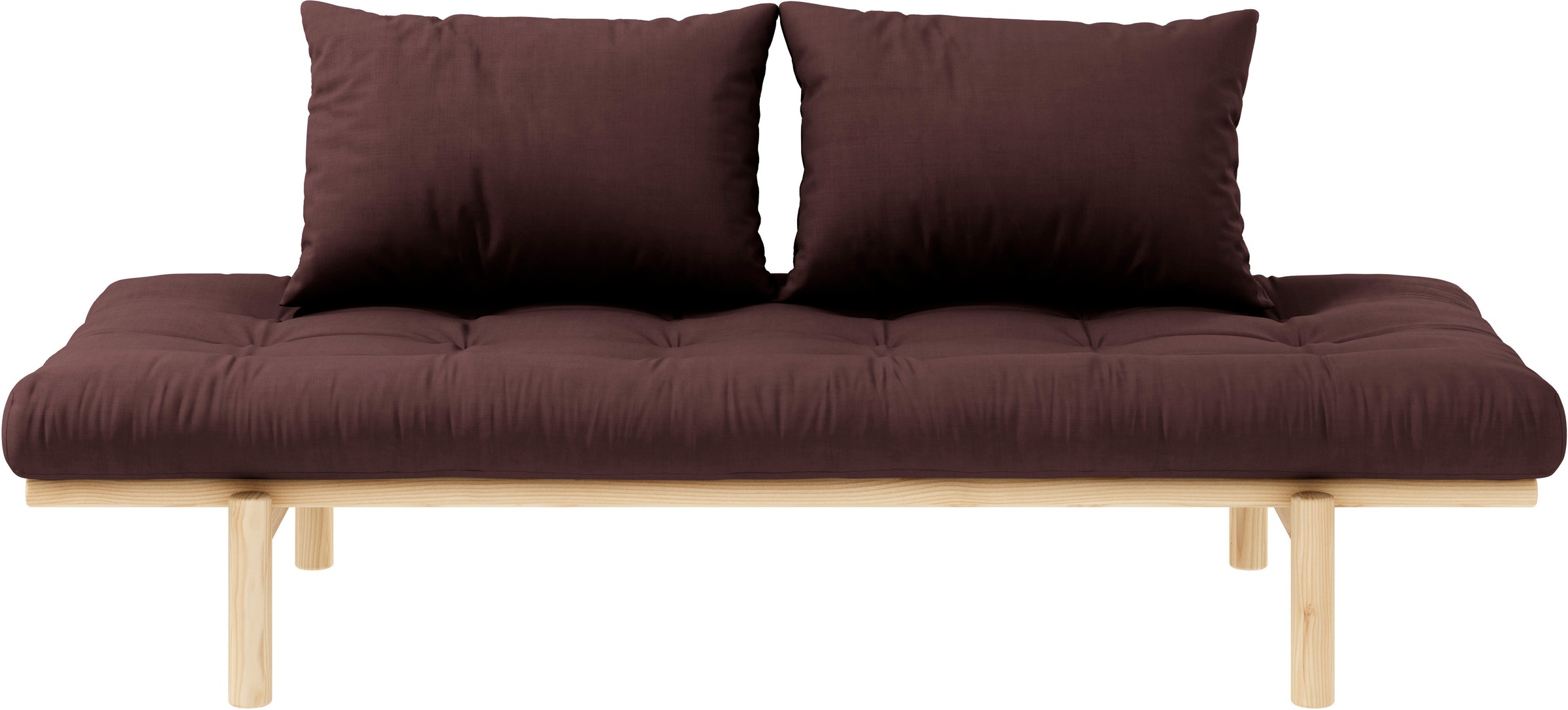 Karup Design Daybett "Pace" Set, 2 Stk. tlg. aus massiven Kiefernholz, inkl. Futonmatratze