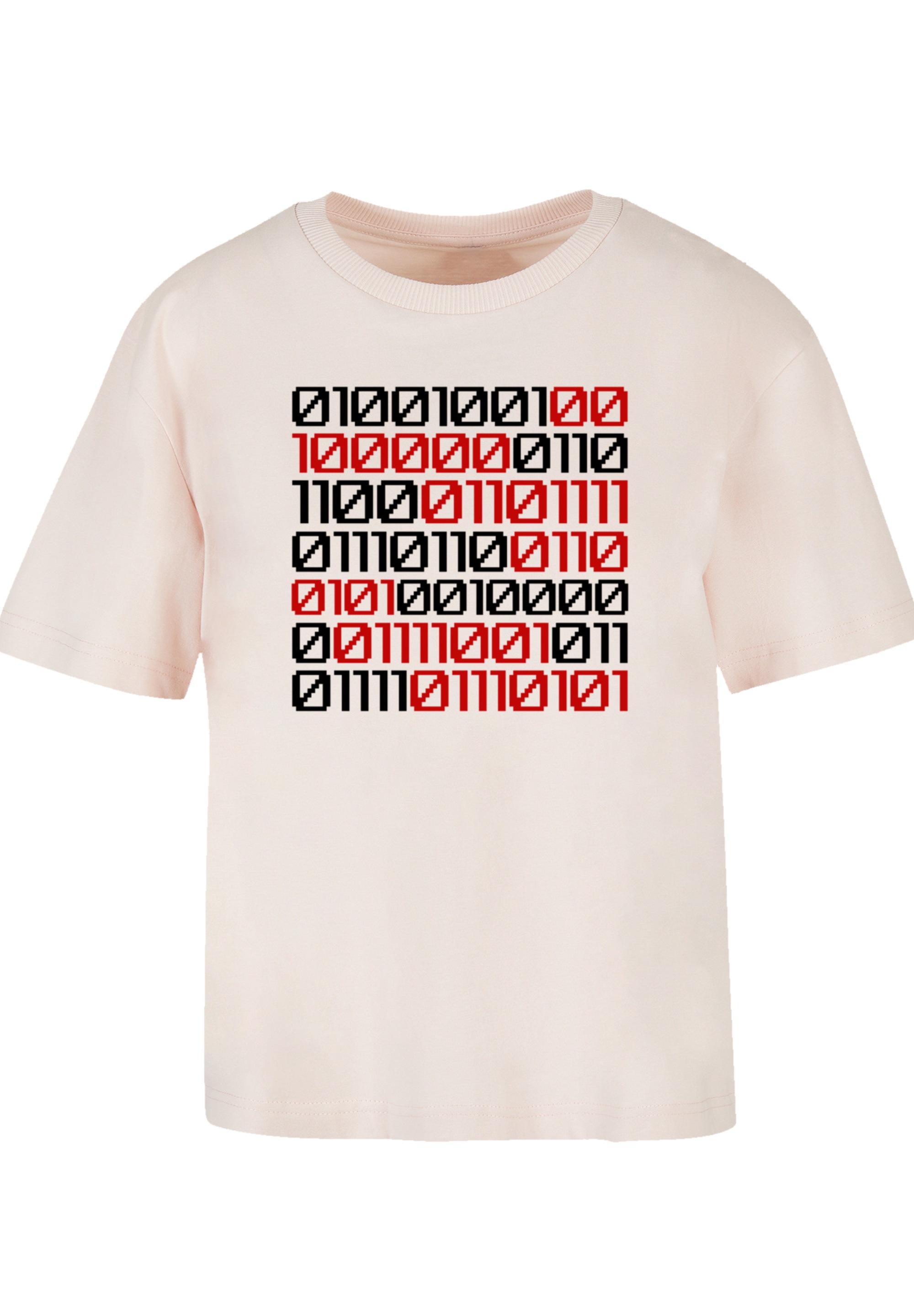 F4NT4STIC T-Shirt »I love you 01001001 Binary Code Valentinstag«, Premium Qualität