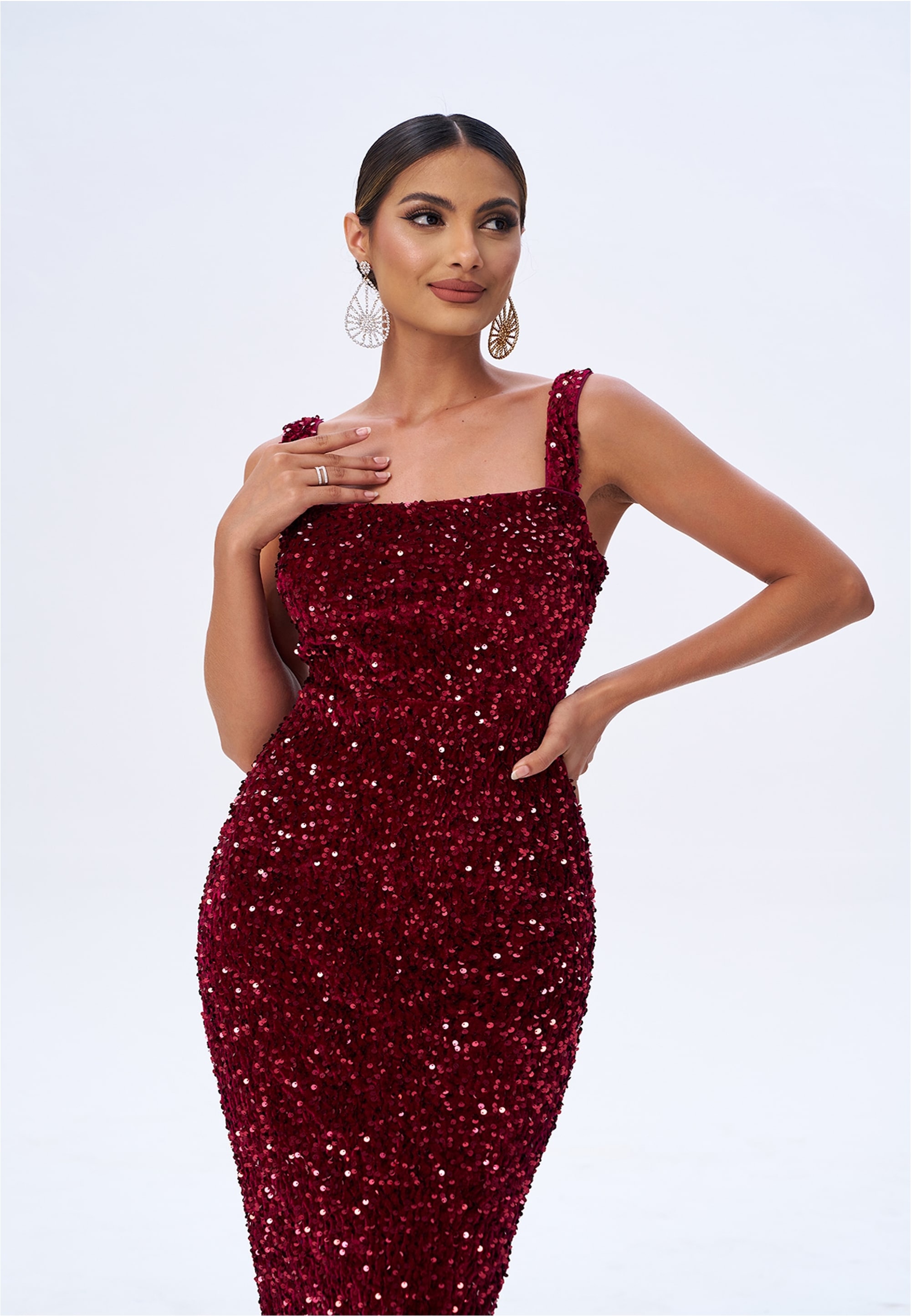 Moda Minx Jerseykleid "LEOMIE", (1 tlg.), im tollen Glitzer-Design günstig online kaufen