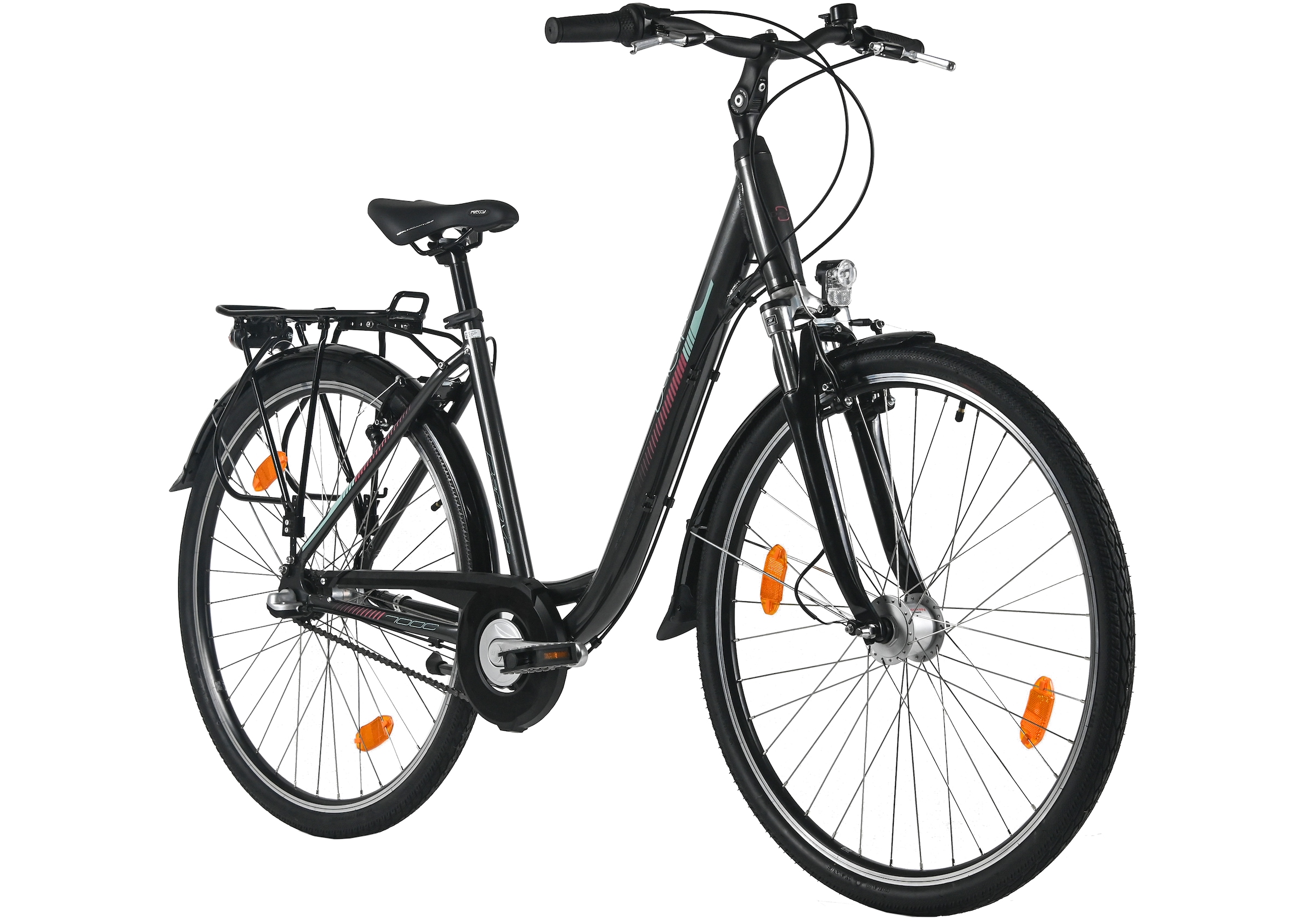 Dacapo Cityrad »DaCapo Damenrad 28'' Padova Schwarz 3 Gänge RH 48 cm« 3 Gang Nabenschaltung