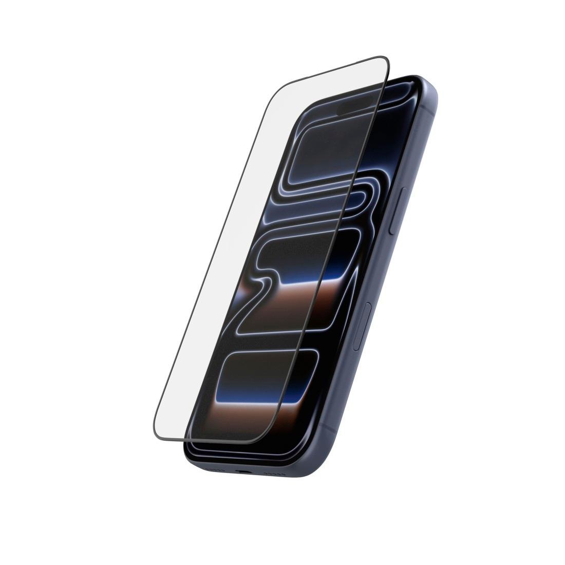 Hama Displayschutzglas »Schutzglas "Extreme Protect" für Apple iPhone 17 Pro, Montagehilfe« Premium-Schutzglas mit D3O®-Technologie-Lizenz