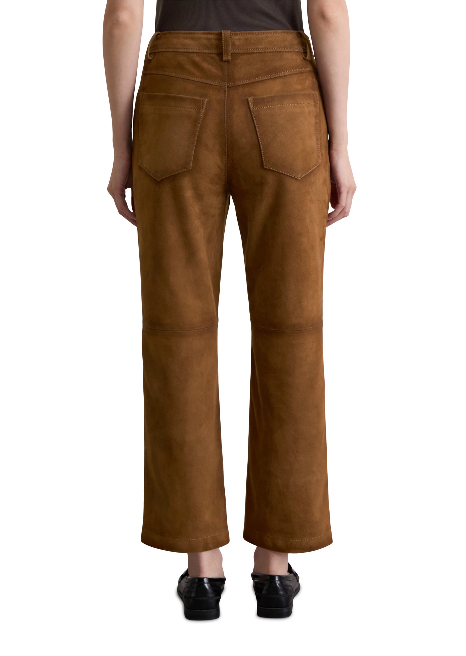 Marc O'Polo Lederhose »aus softem Ziegen-Veloursleder«