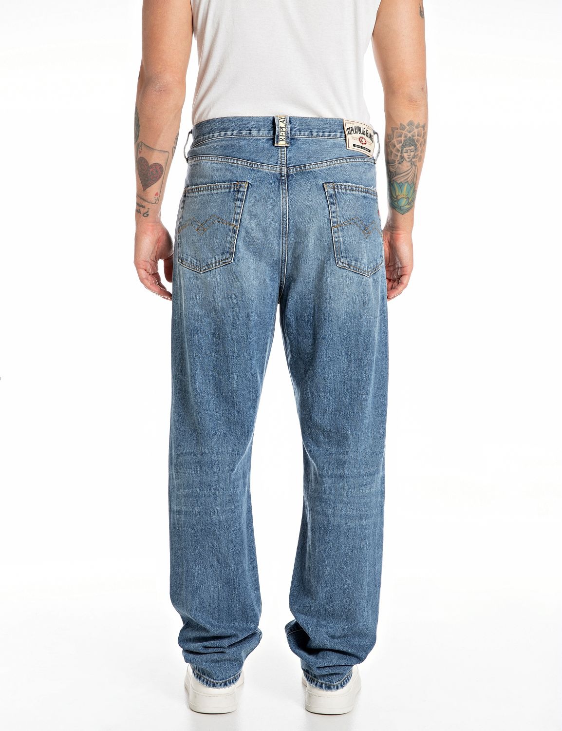 Replay Straight-Jeans "M9Z1 9Zero1 90´s Straight Fit", mit Washed-Look günstig online kaufen