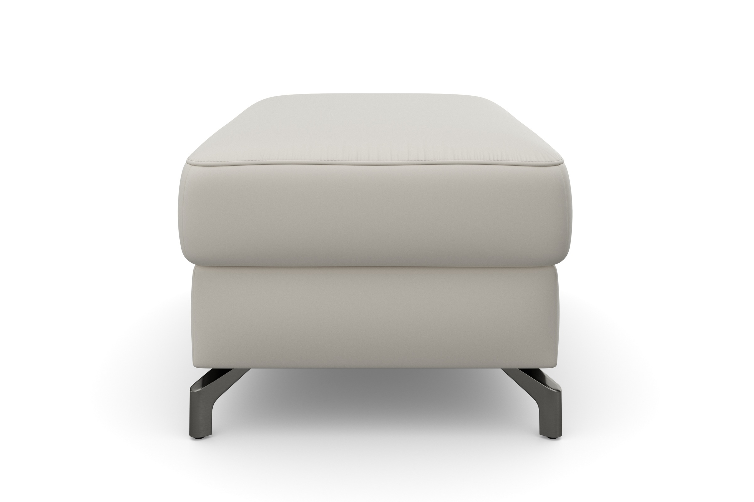 Stauraumhocker SIT & MORE "Scarlett", beige (natur), B:102cm H:48cm T:67cm, Hocker, mit Stauraum 3