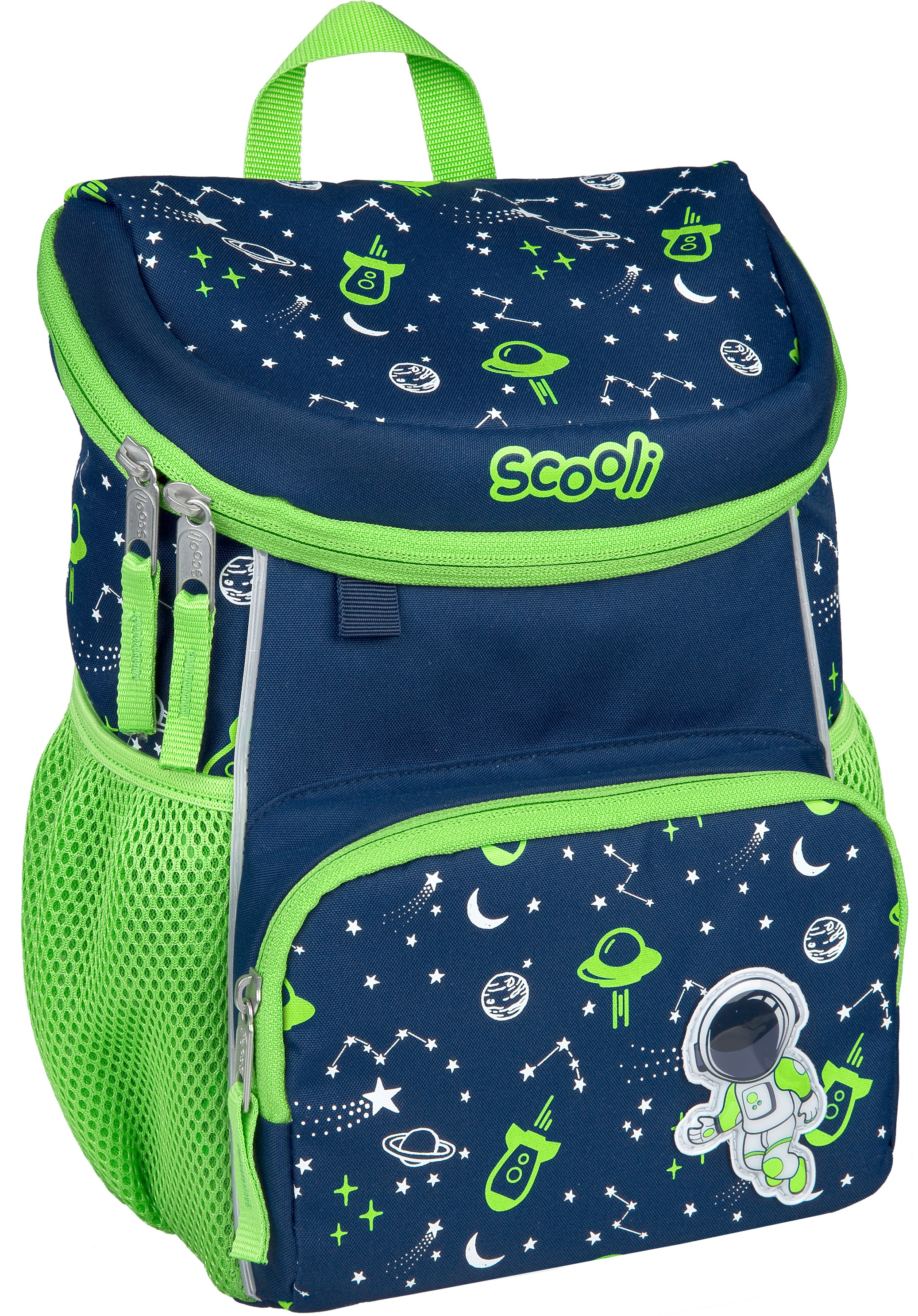 Scooli Kinderrucksack "Mini-Me, Anton Astronaut", Reflektoren