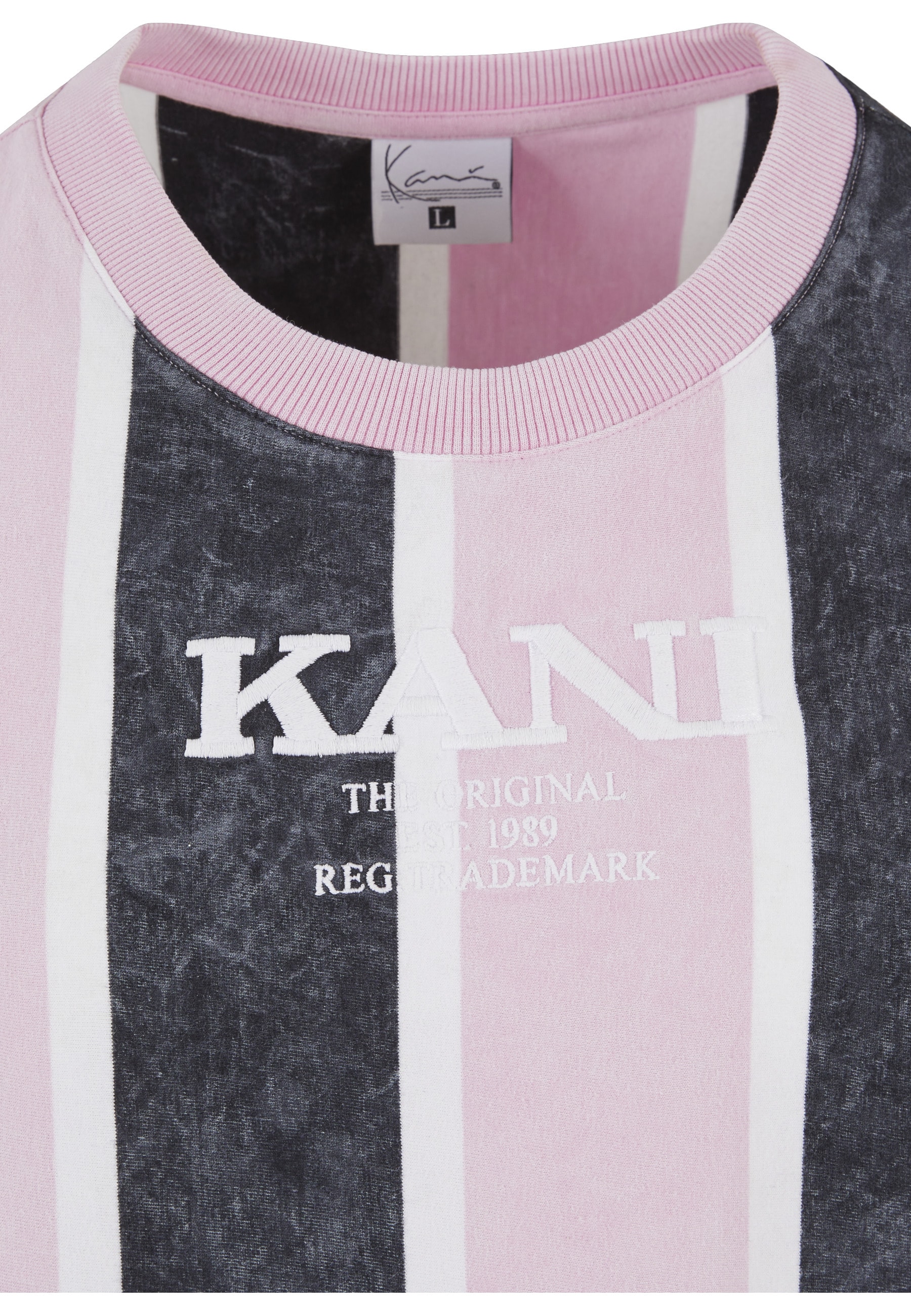 Karl Kani T-Shirt »Karl Kani Herren KM242-005-2 Karl Kani Retro Washed Stripe Tee« 1 Stk.