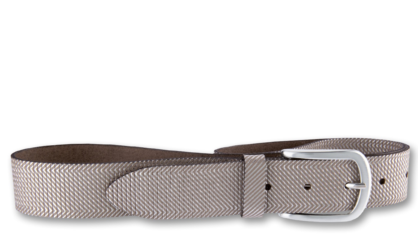 BERND GÖTZ Ledergürtel "Ledergürtel mit stylisch geriffelter Oberfläche" günstig online kaufen