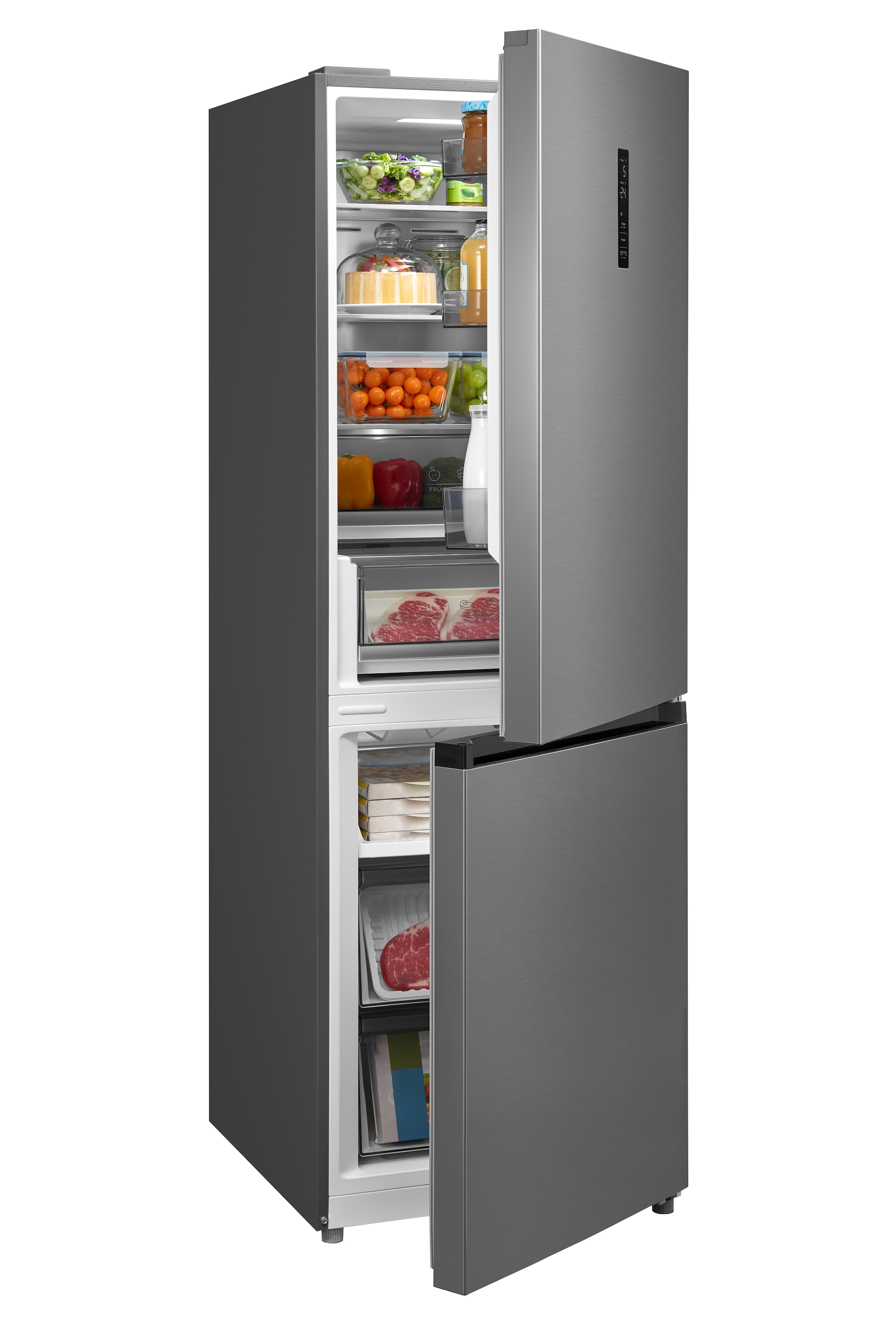 Hanseatic Kühl-/Gefrierkombination »HKGKB18560ANFI« 185 cm hoch 59,5 cm breit