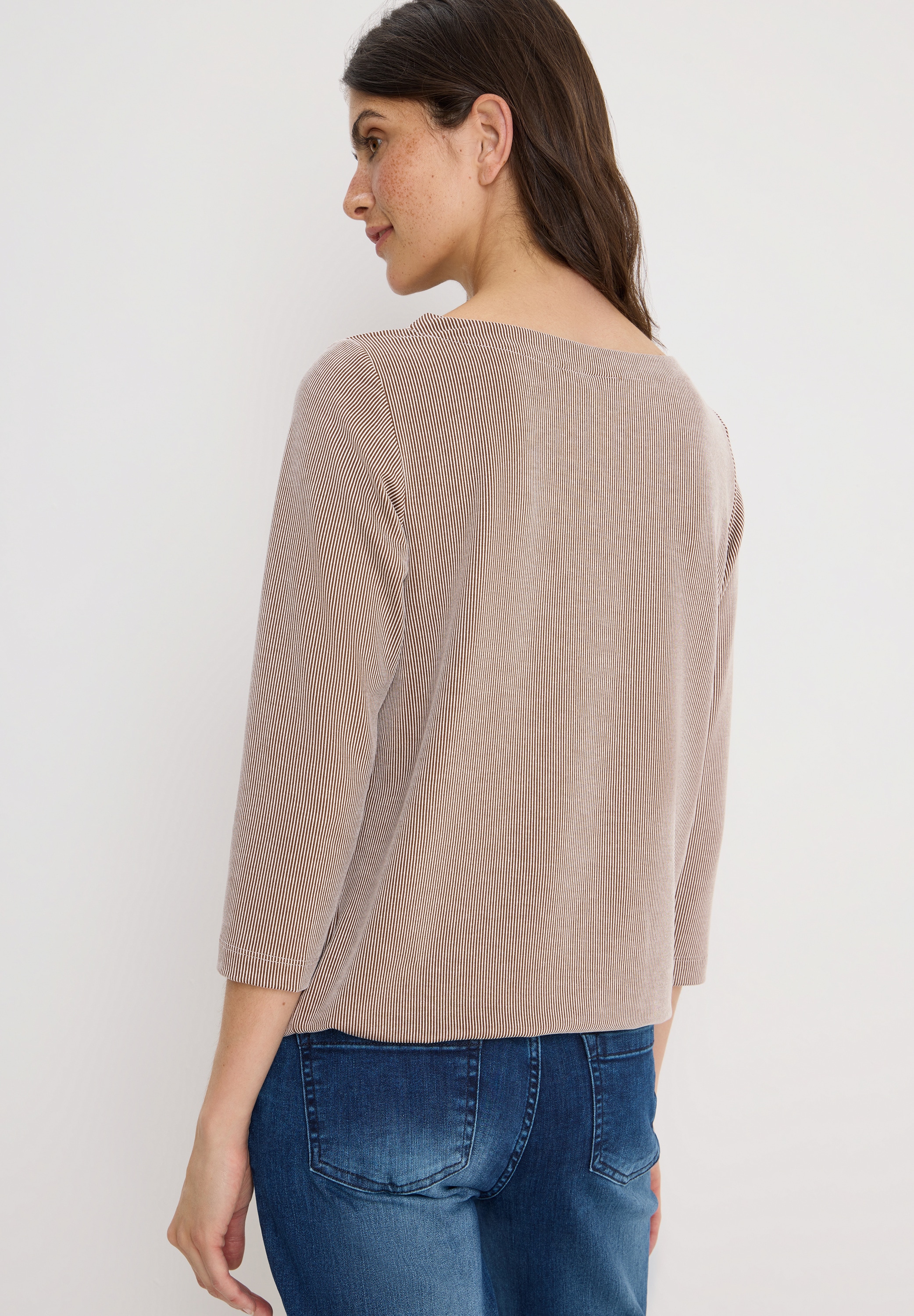 Cecil 3/4-Arm-Shirt, mit Streifen Muster